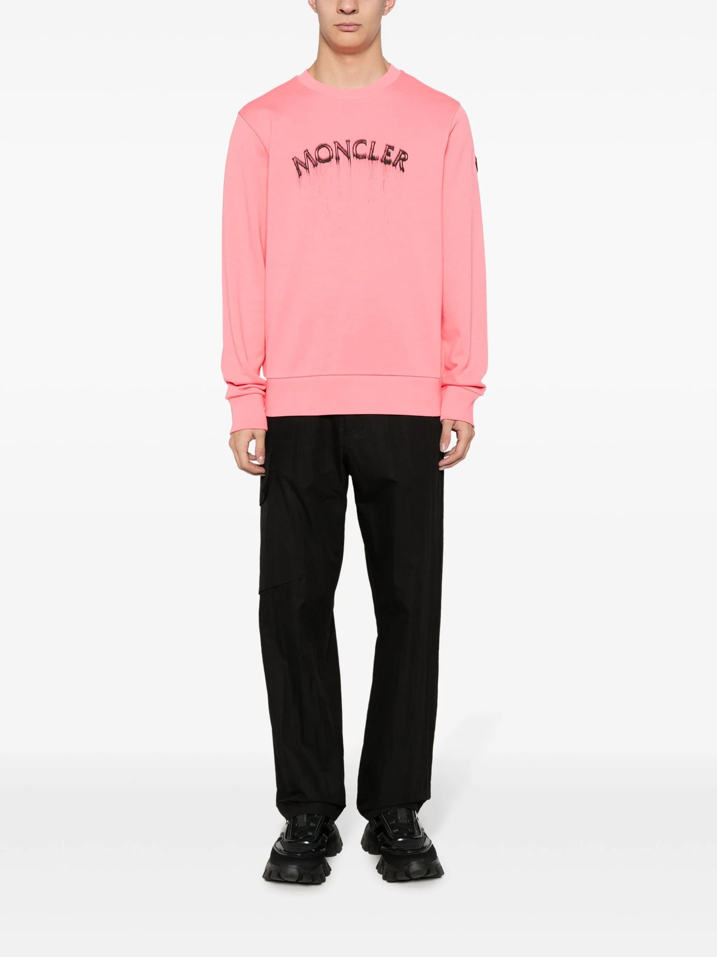 logo-embroidered cotton sweatshirt
