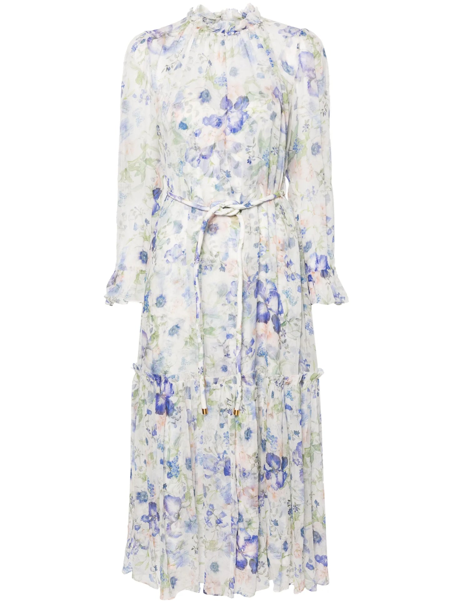 Natura belted midi dress