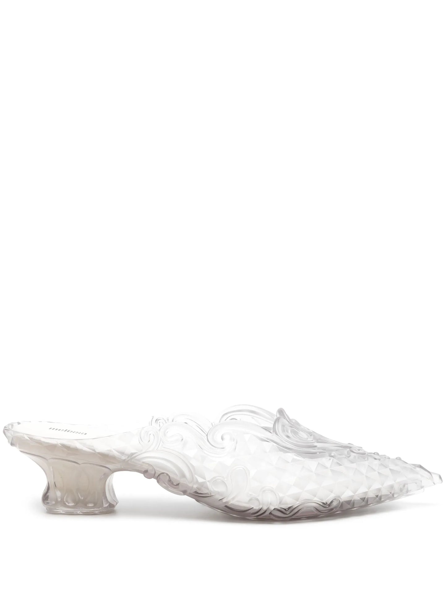 x Melissa 50mm transparent mules