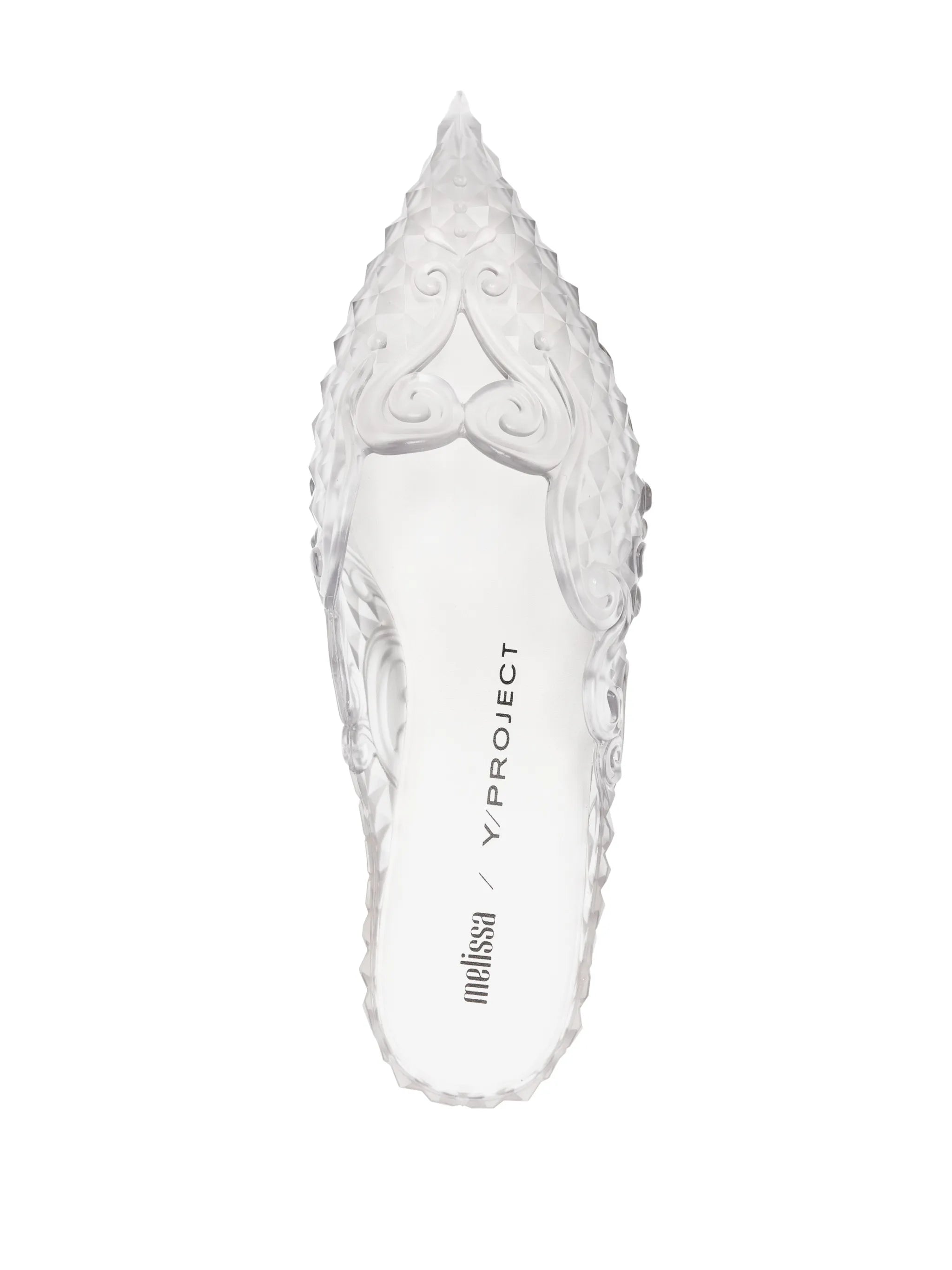 x Melissa 50mm transparent mules