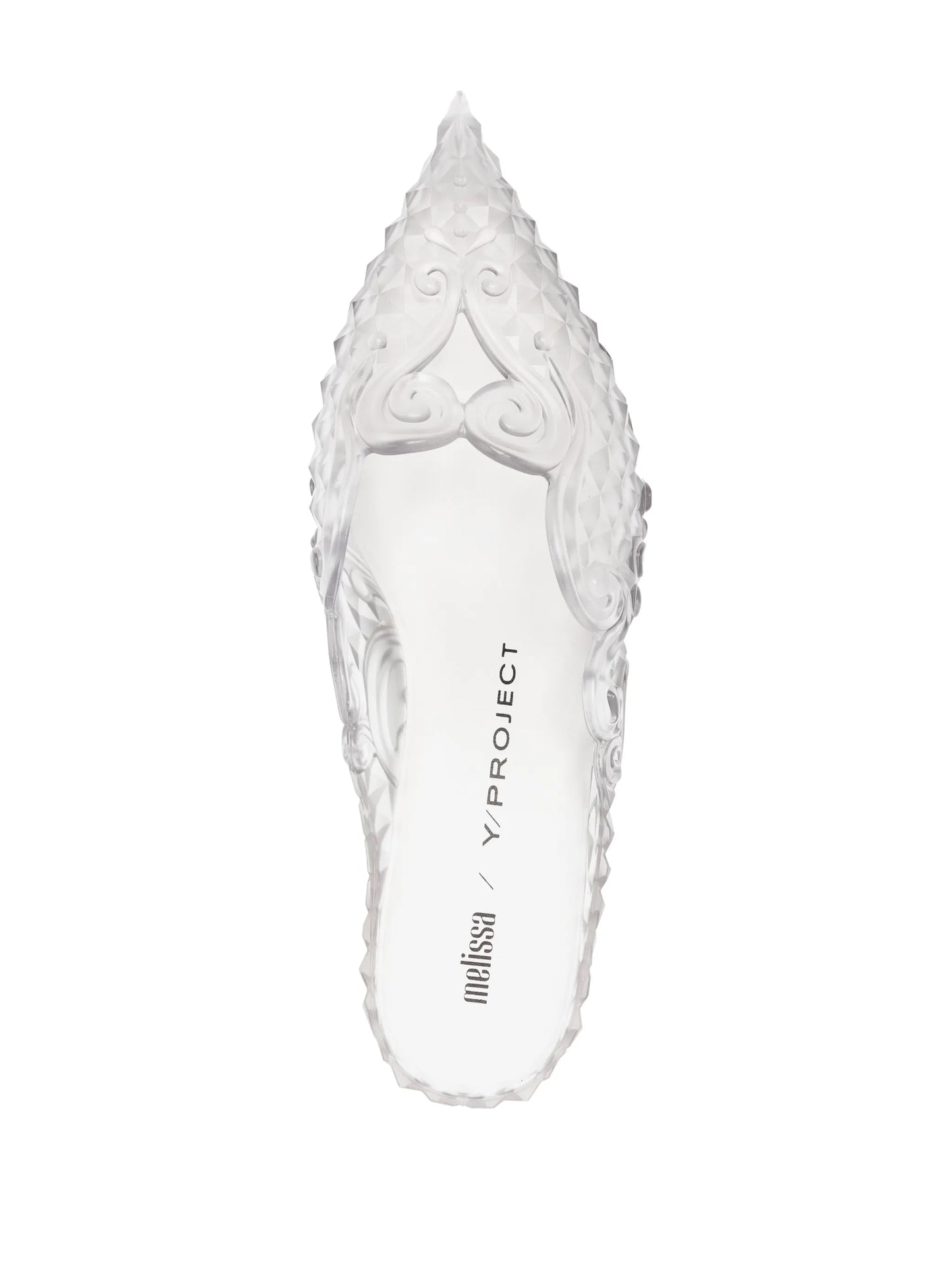 x Melissa 50mm transparent mules