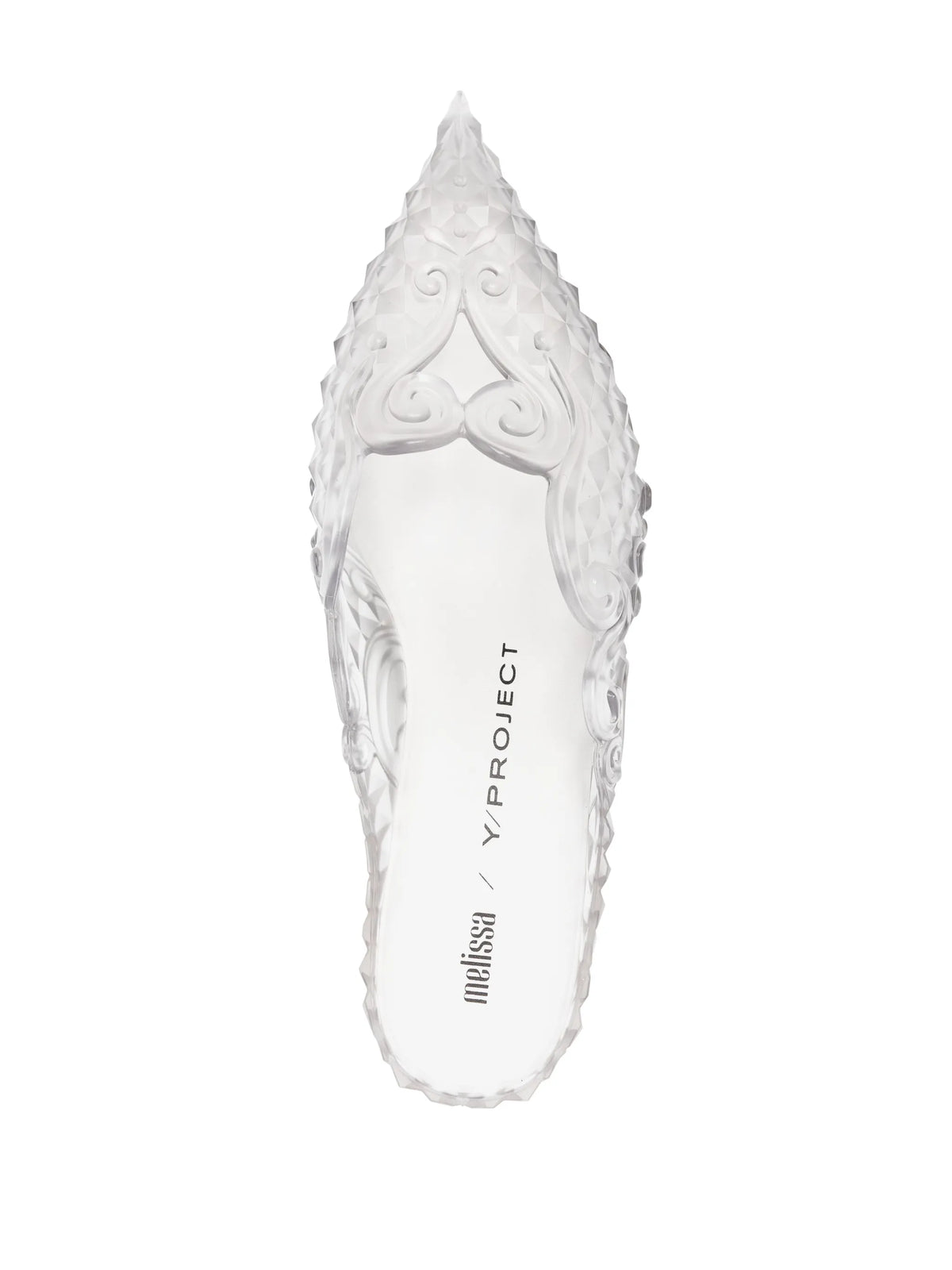 x Melissa 50mm transparent mules