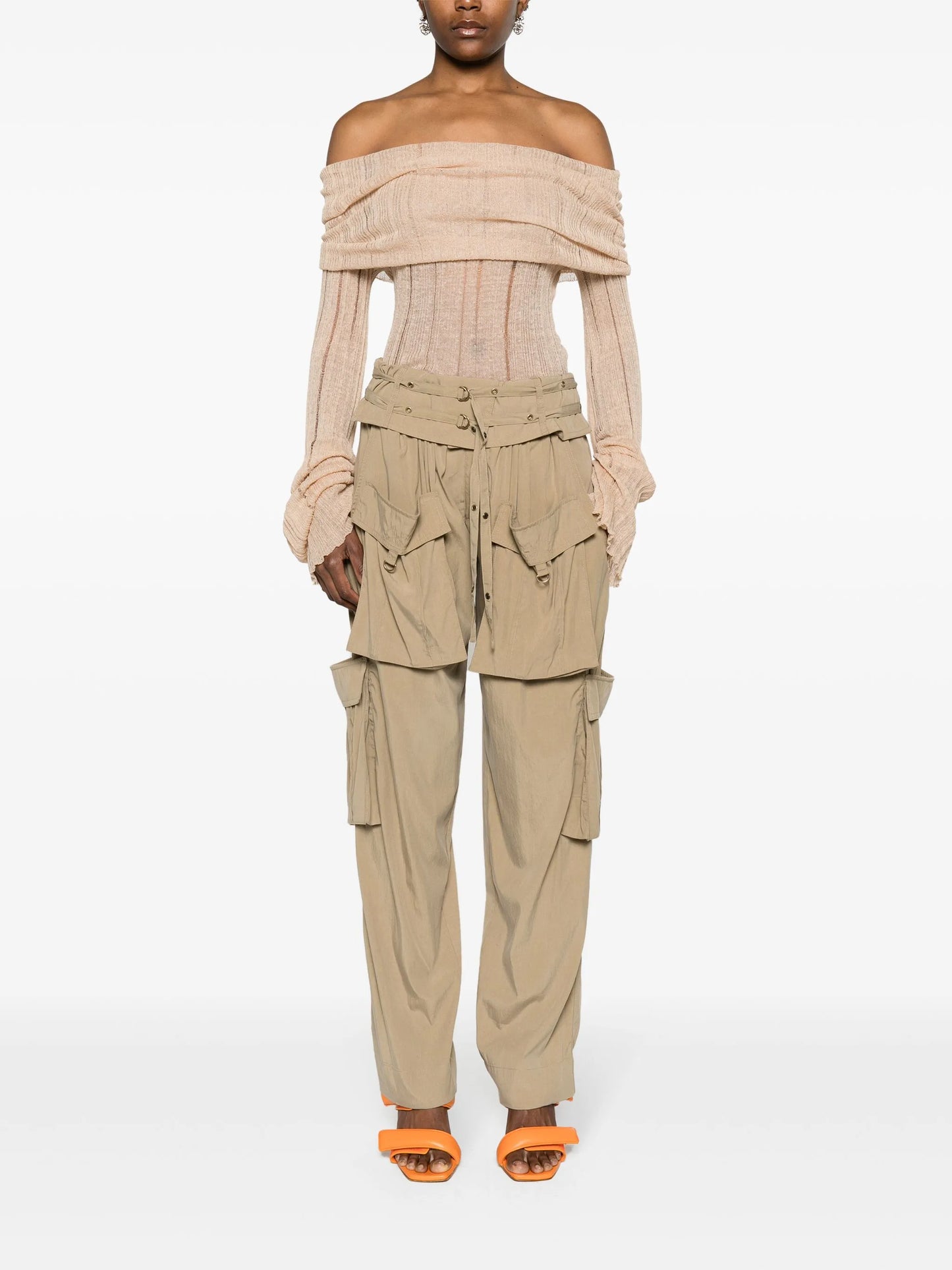 Hadja mid-rise cargo trousers