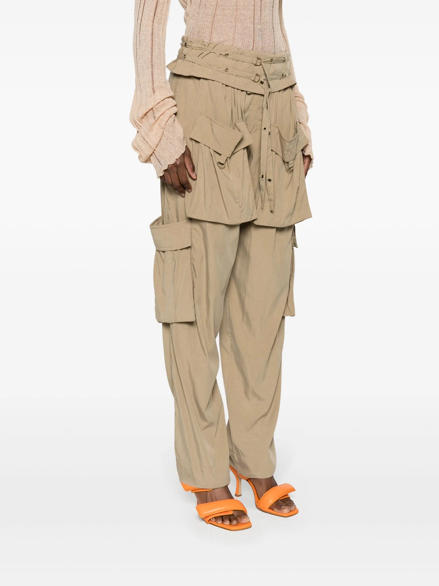 Hadja mid-rise cargo trousers