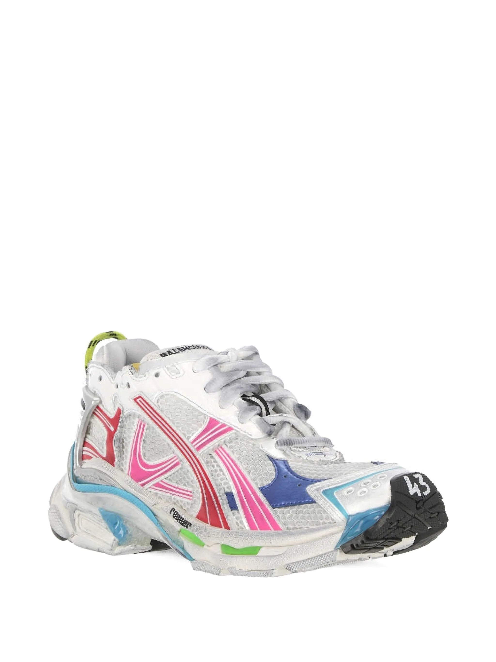 Runner panelled sneakers
