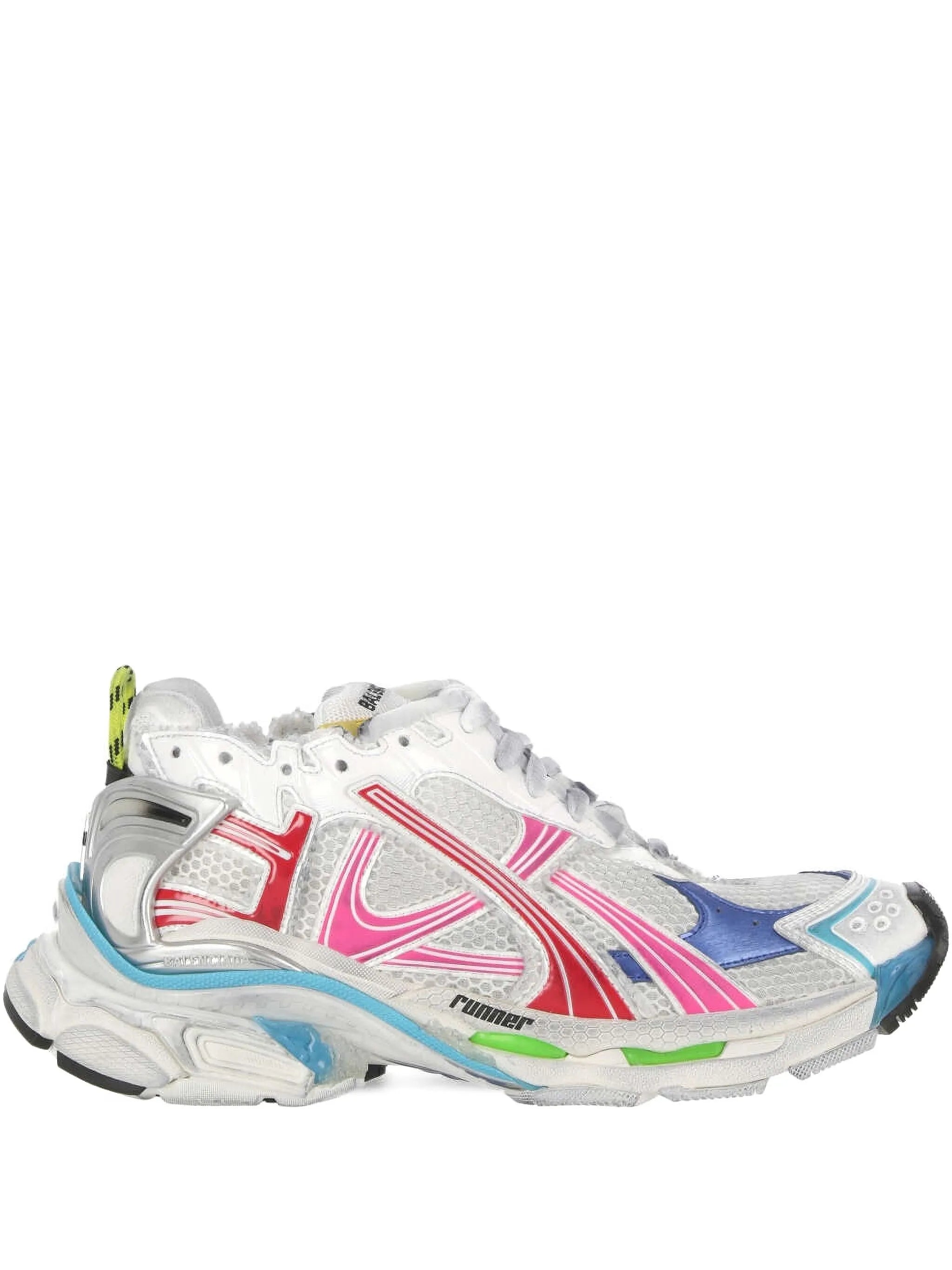Runner panelled sneakers