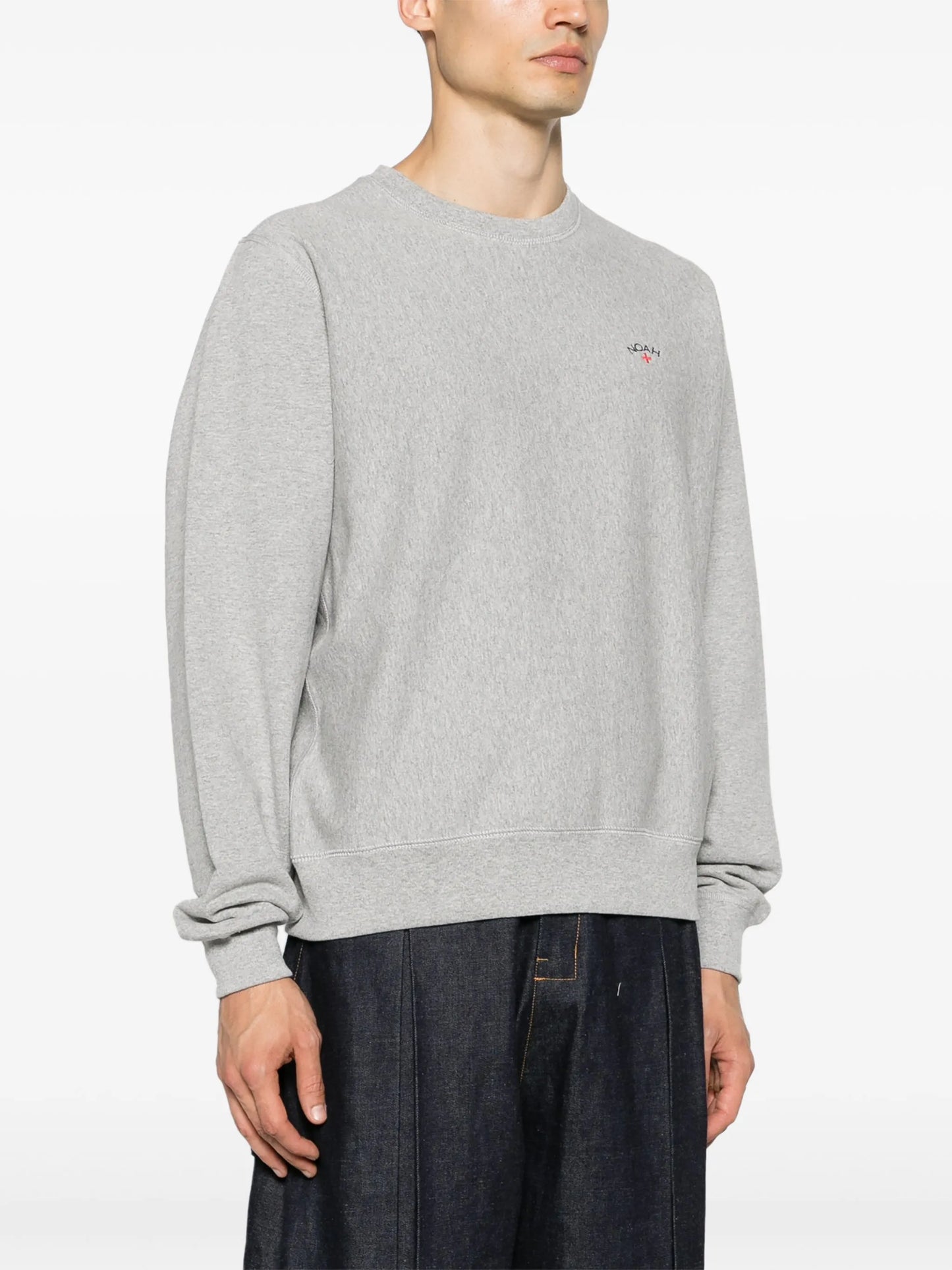 logo-embroidered cotton sweatshirt