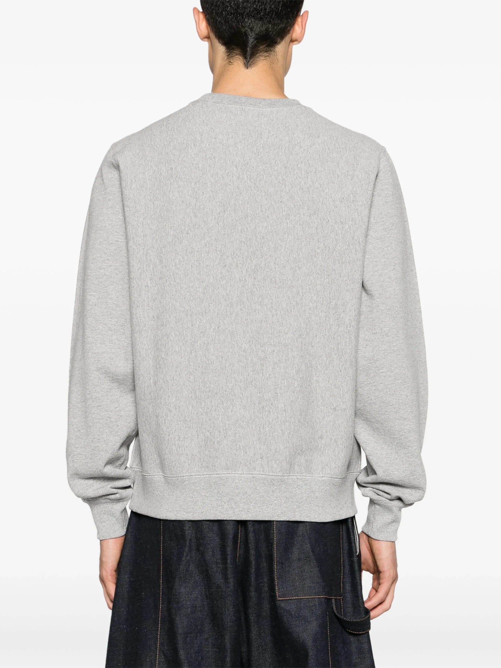 logo-embroidered cotton sweatshirt