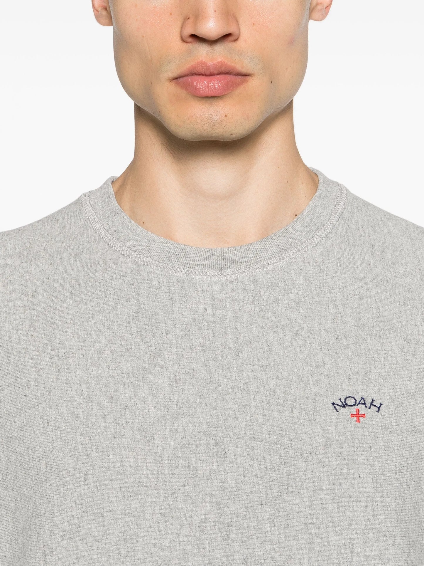 logo-embroidered cotton sweatshirt