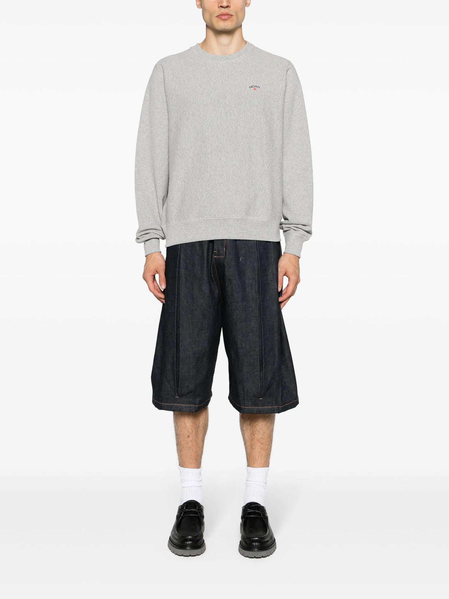 logo-embroidered cotton sweatshirt