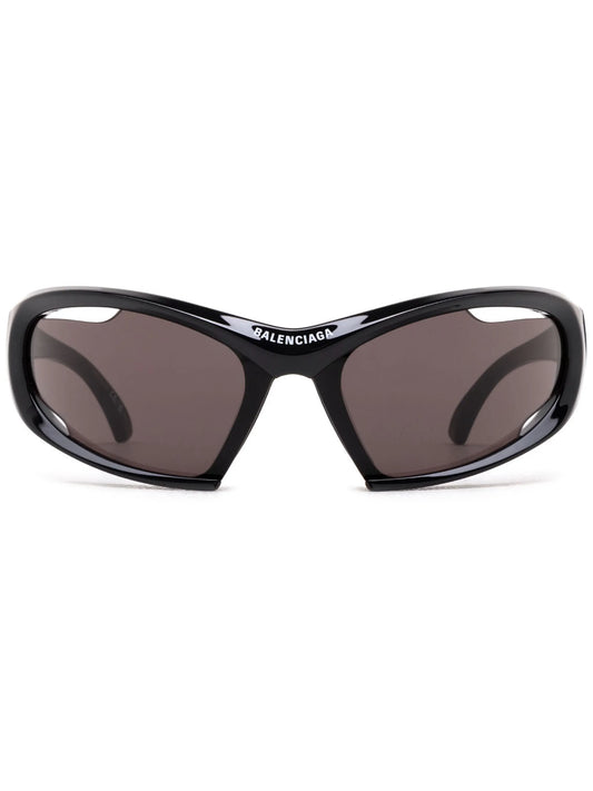 Uni Dynamo Wrap oval-frame sunglasses