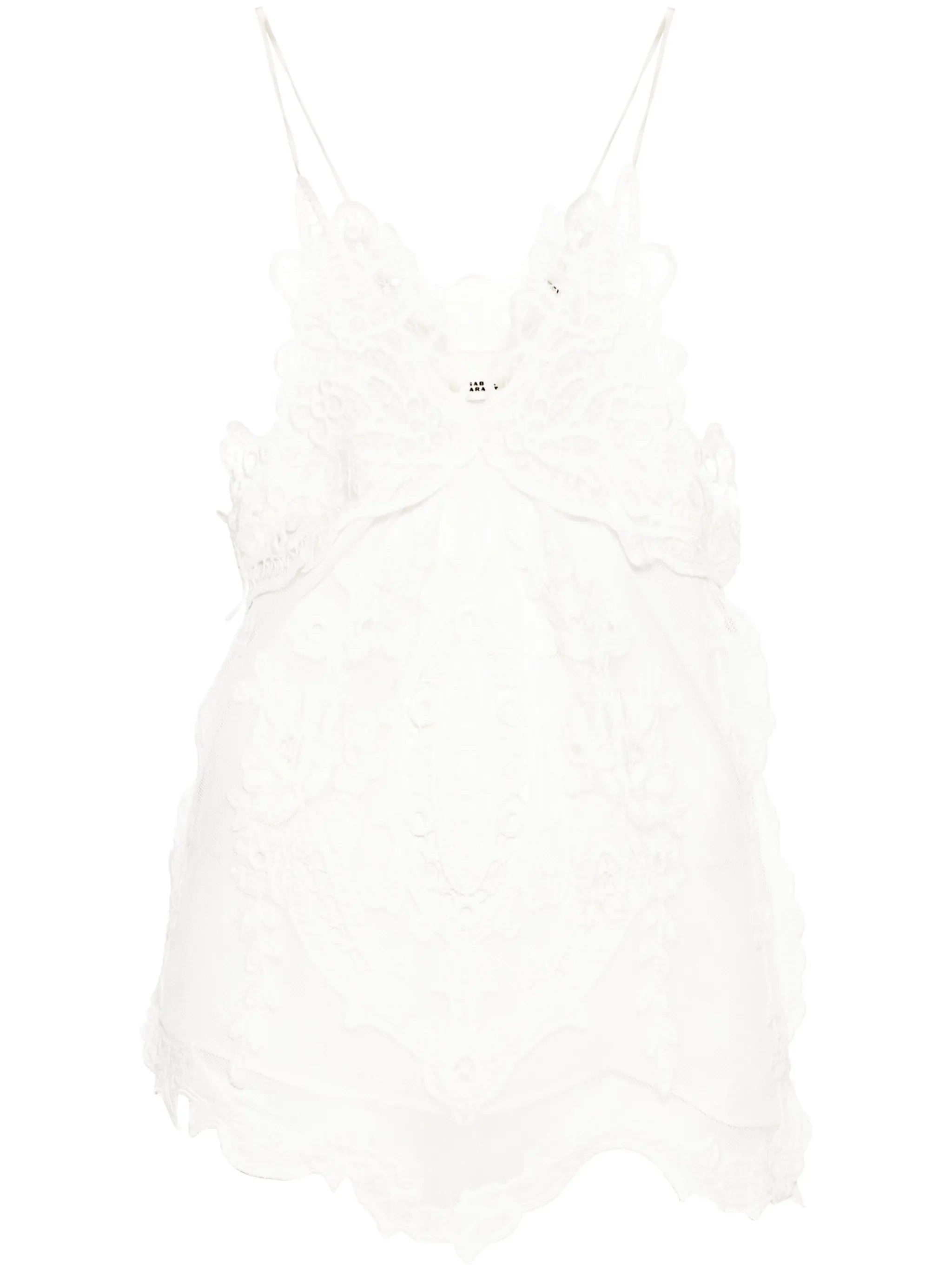 Victoria guipure-lace tank top