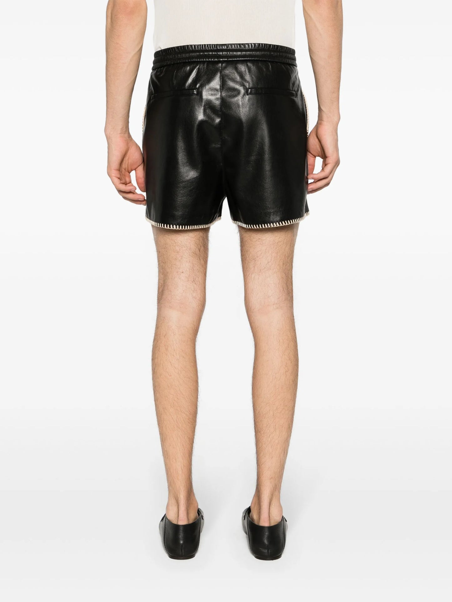 Okobor faux-leather shorts