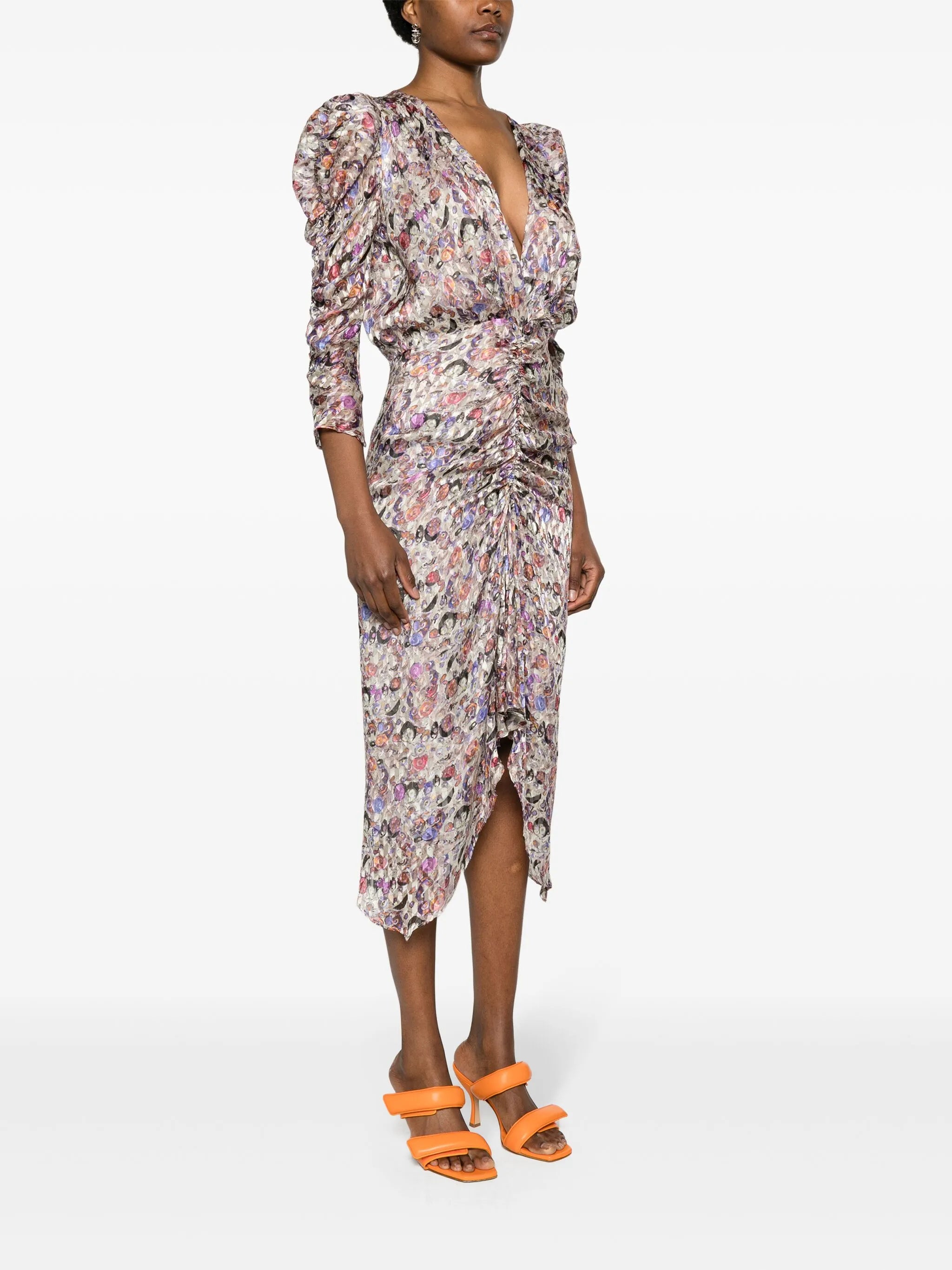 Nemil velour mini dress