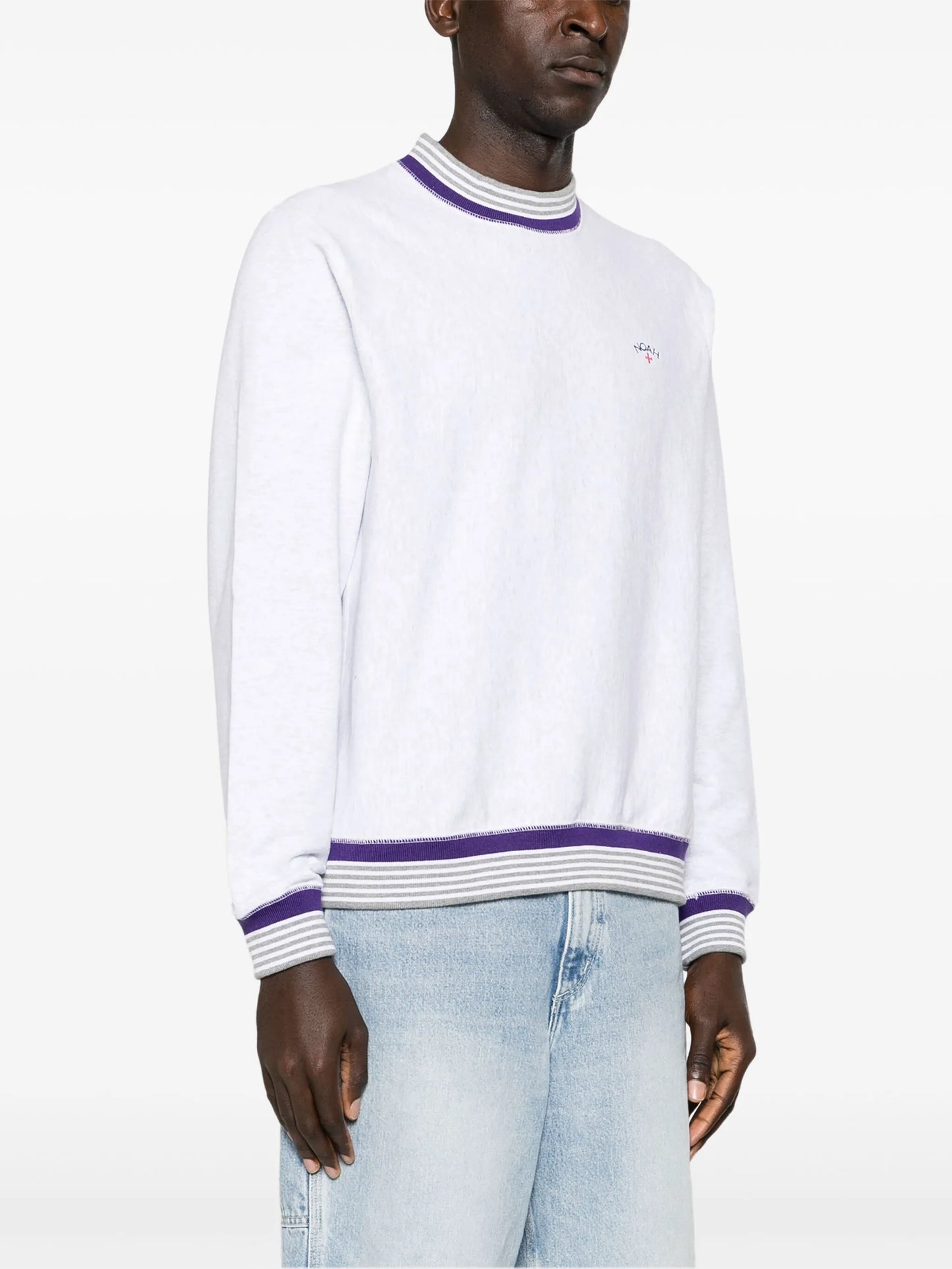 logo-embroidered cotton sweatshirt