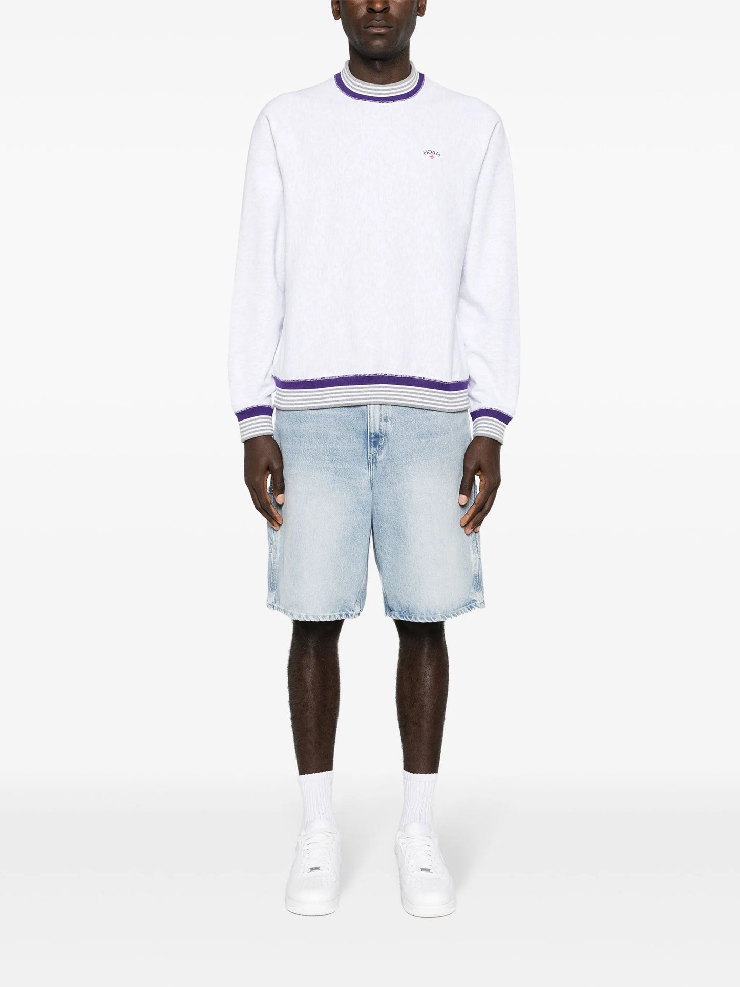 logo-embroidered cotton sweatshirt