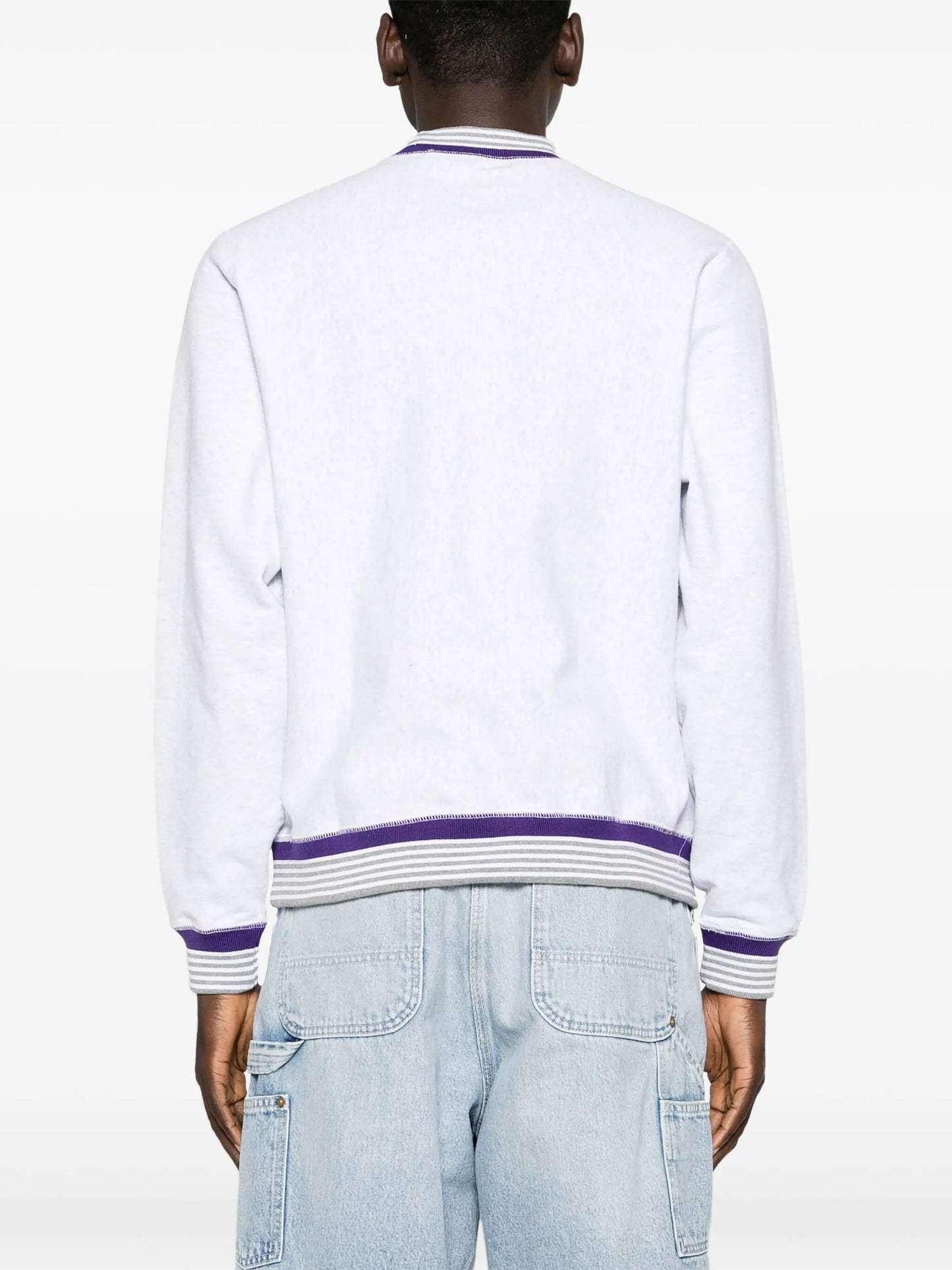 logo-embroidered cotton sweatshirt