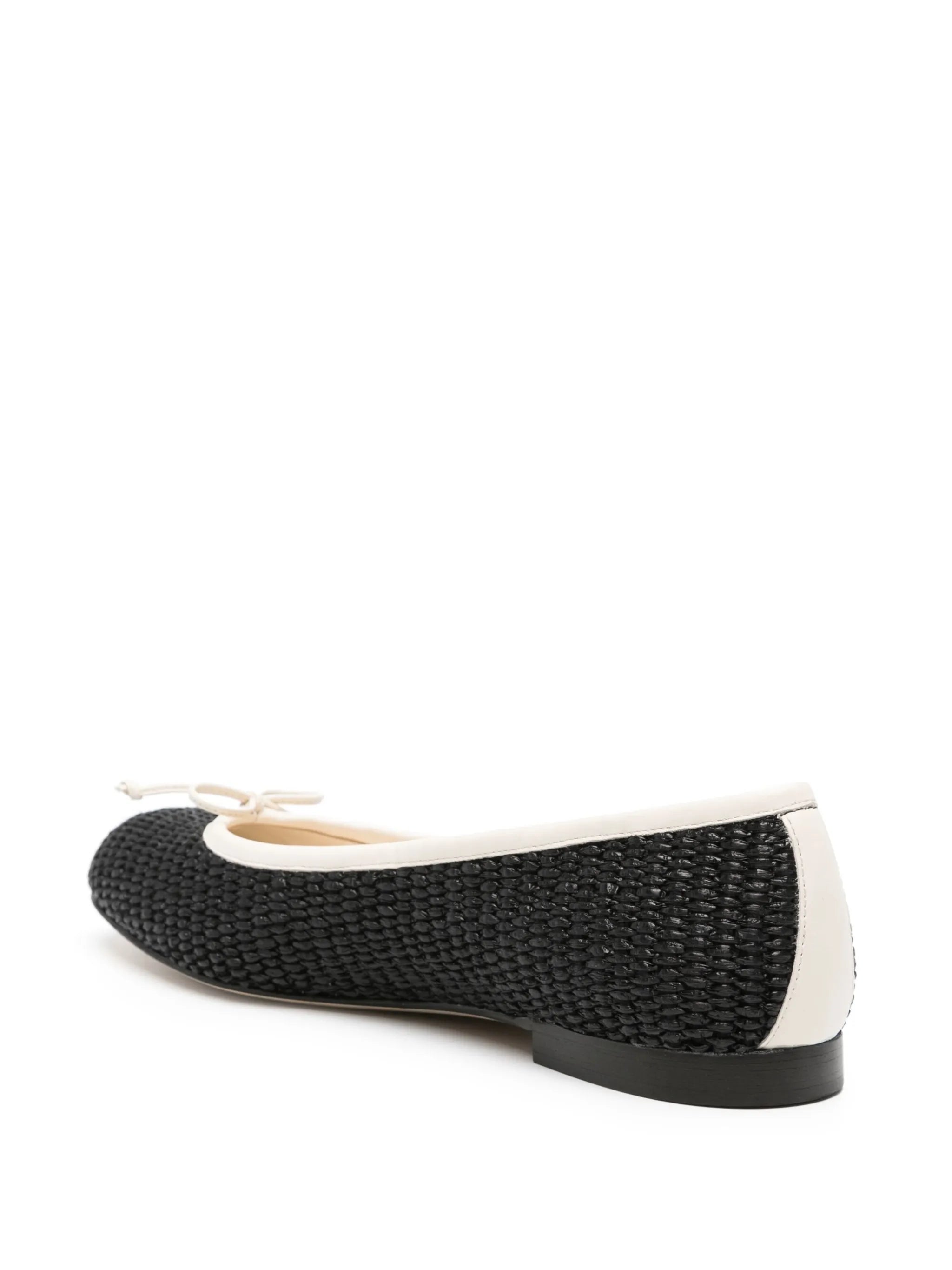 Veralli raffia ballerina shoes