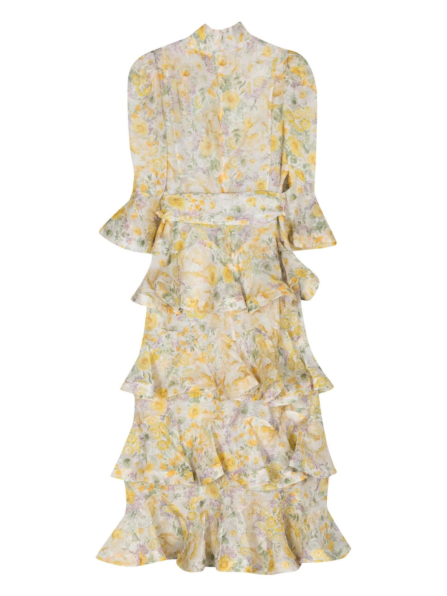 Harmony tiered midi dress