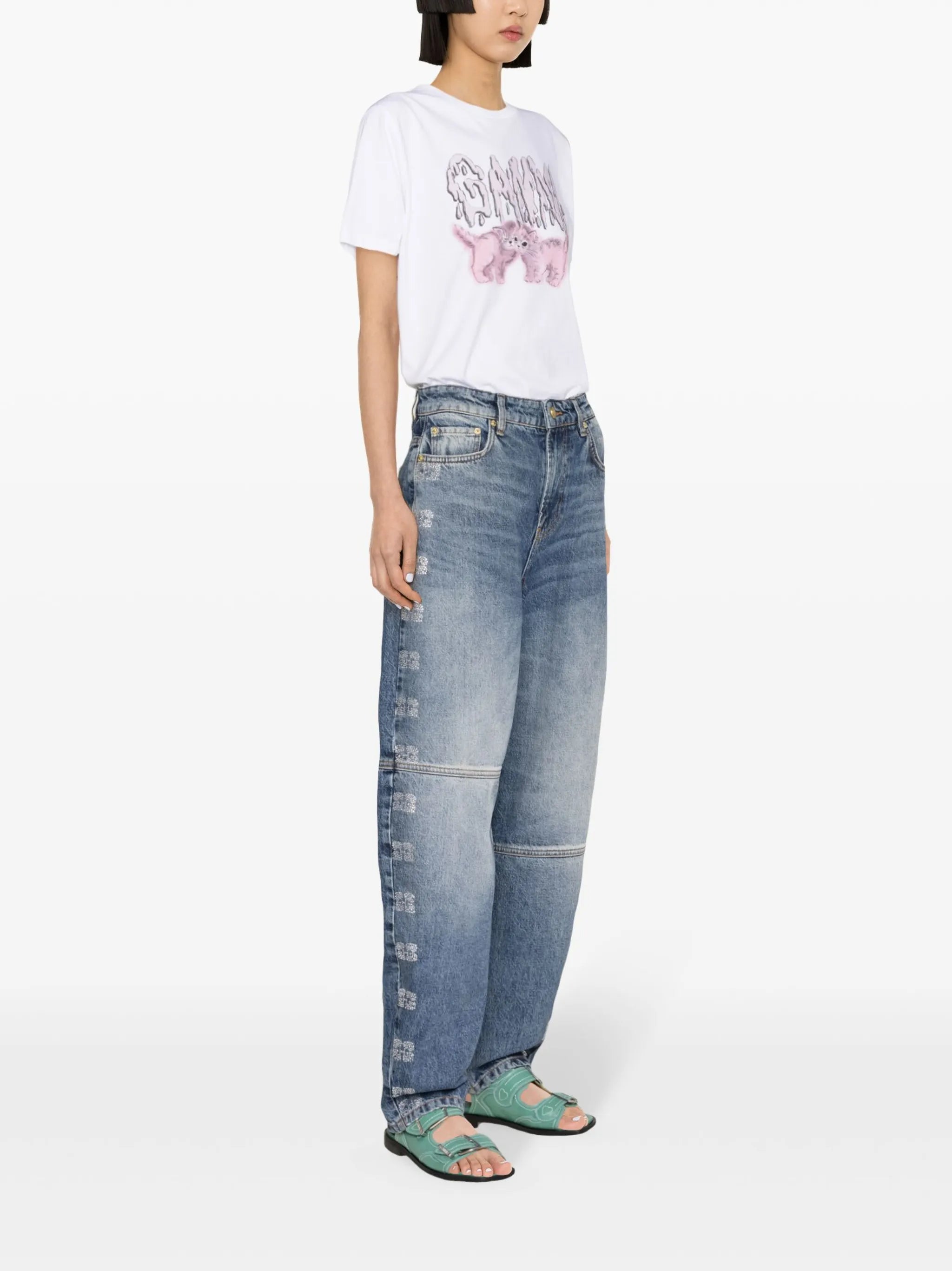 Stary high-rise tapered-leg jeans