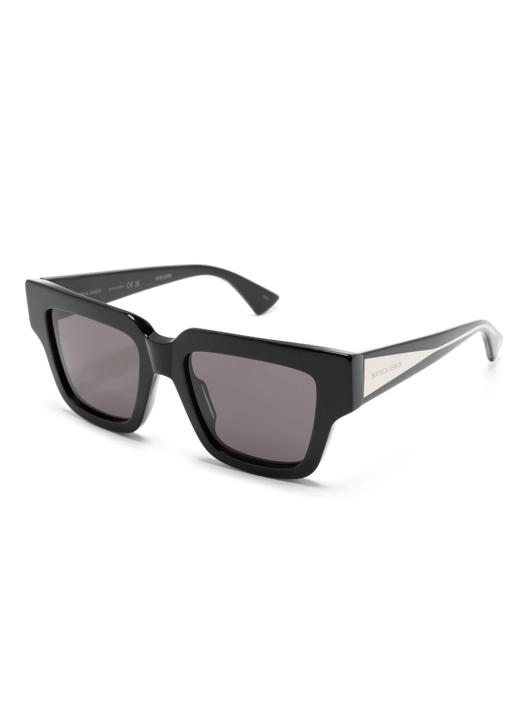 logo-plaque square-frame sunglasses
