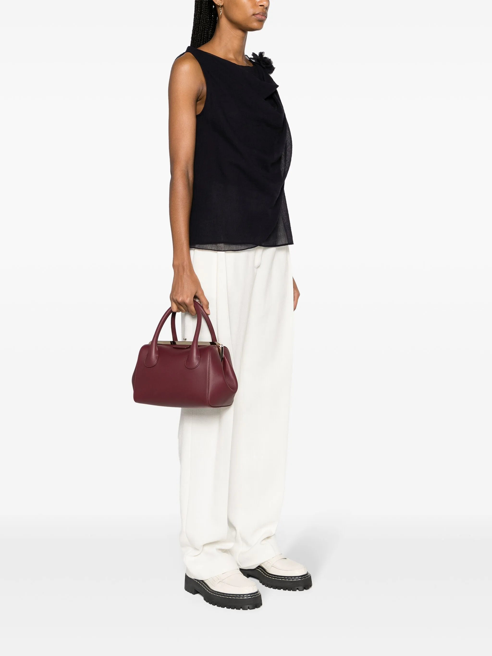medium Joyce leather tote bag