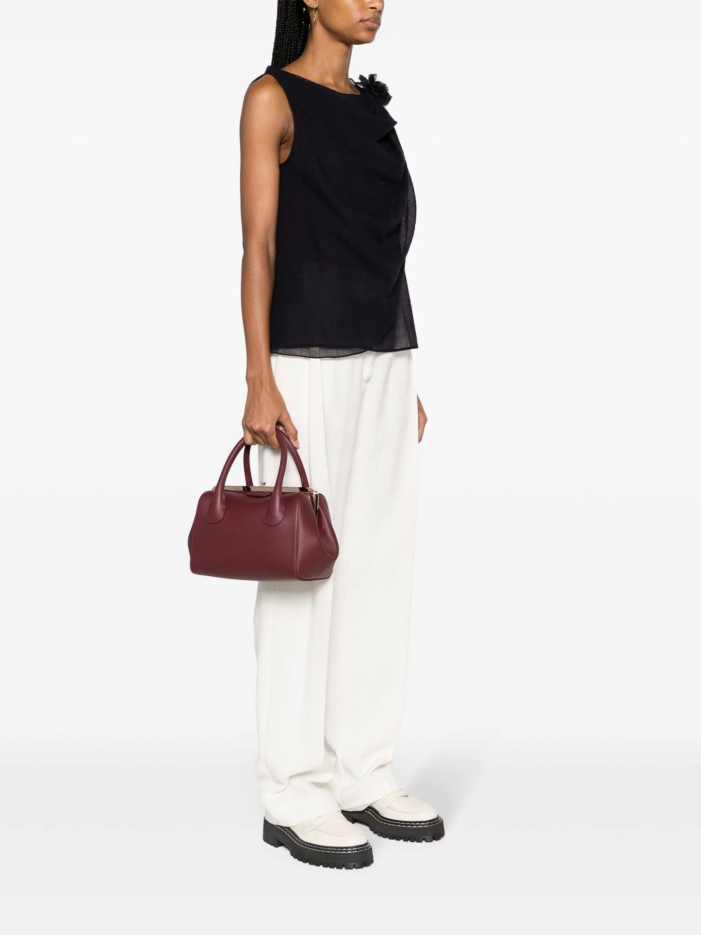 medium Joyce leather tote bag