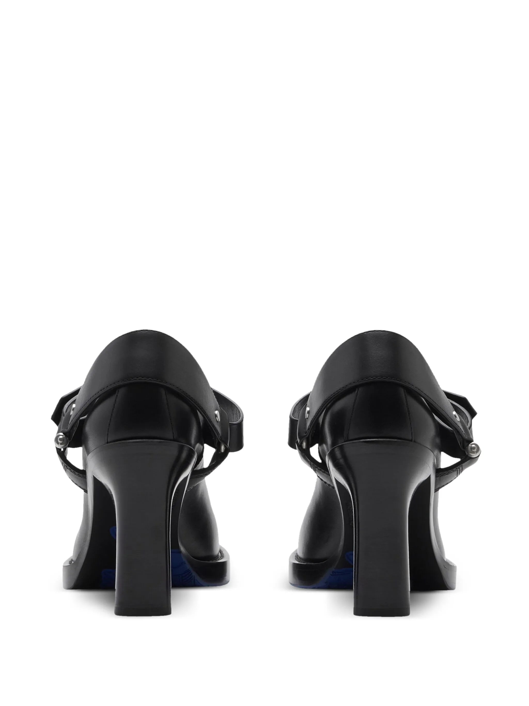 Stirrup 85mm leather pumps