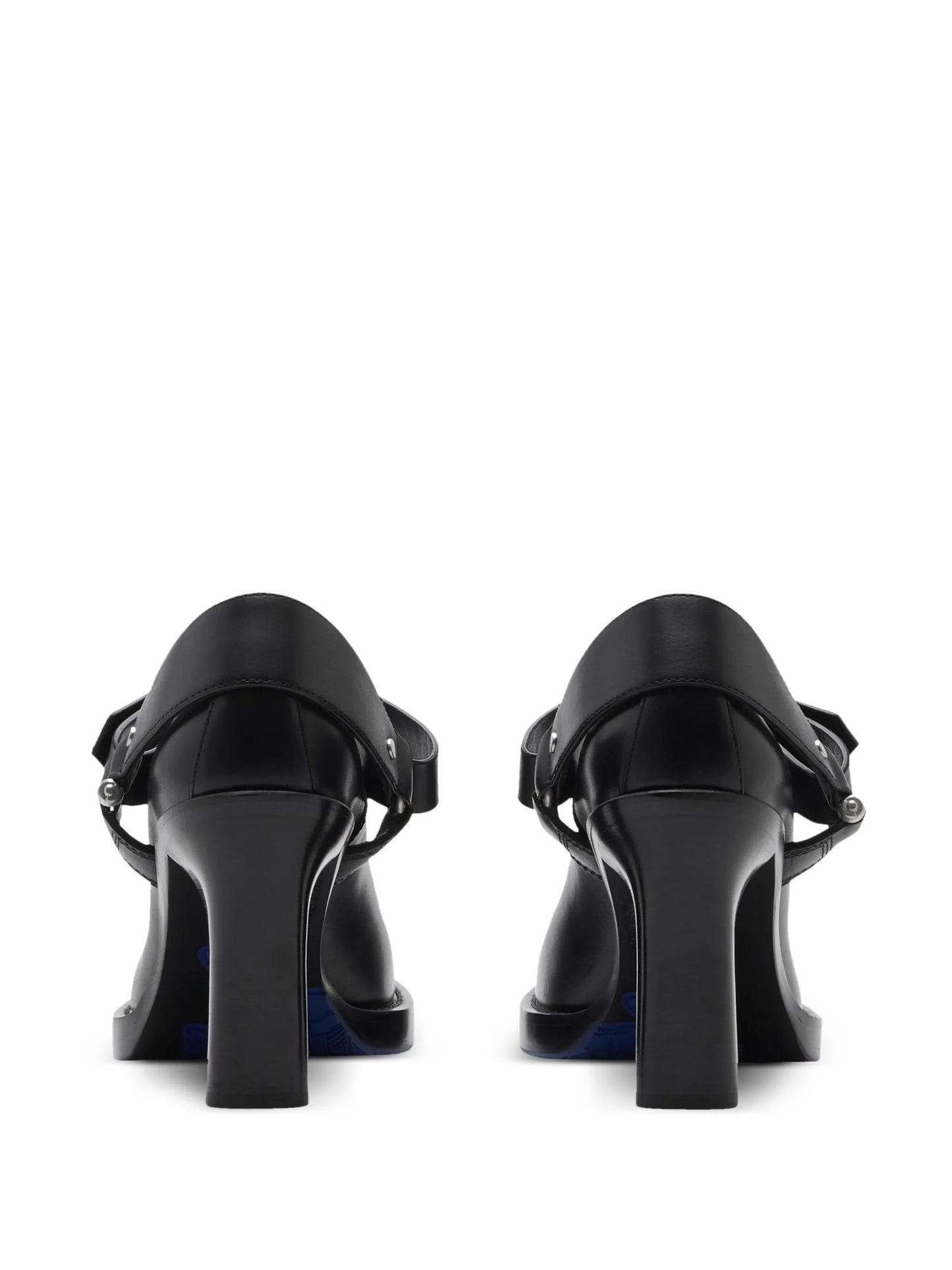Stirrup 85mm leather pumps