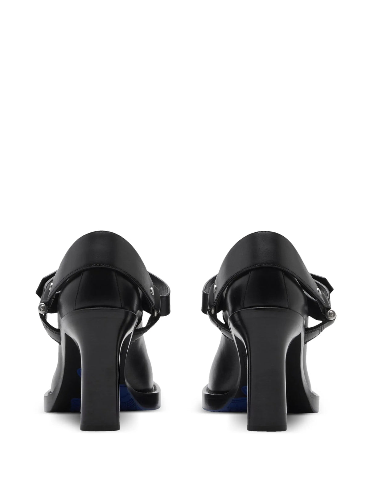 Stirrup 85mm leather pumps