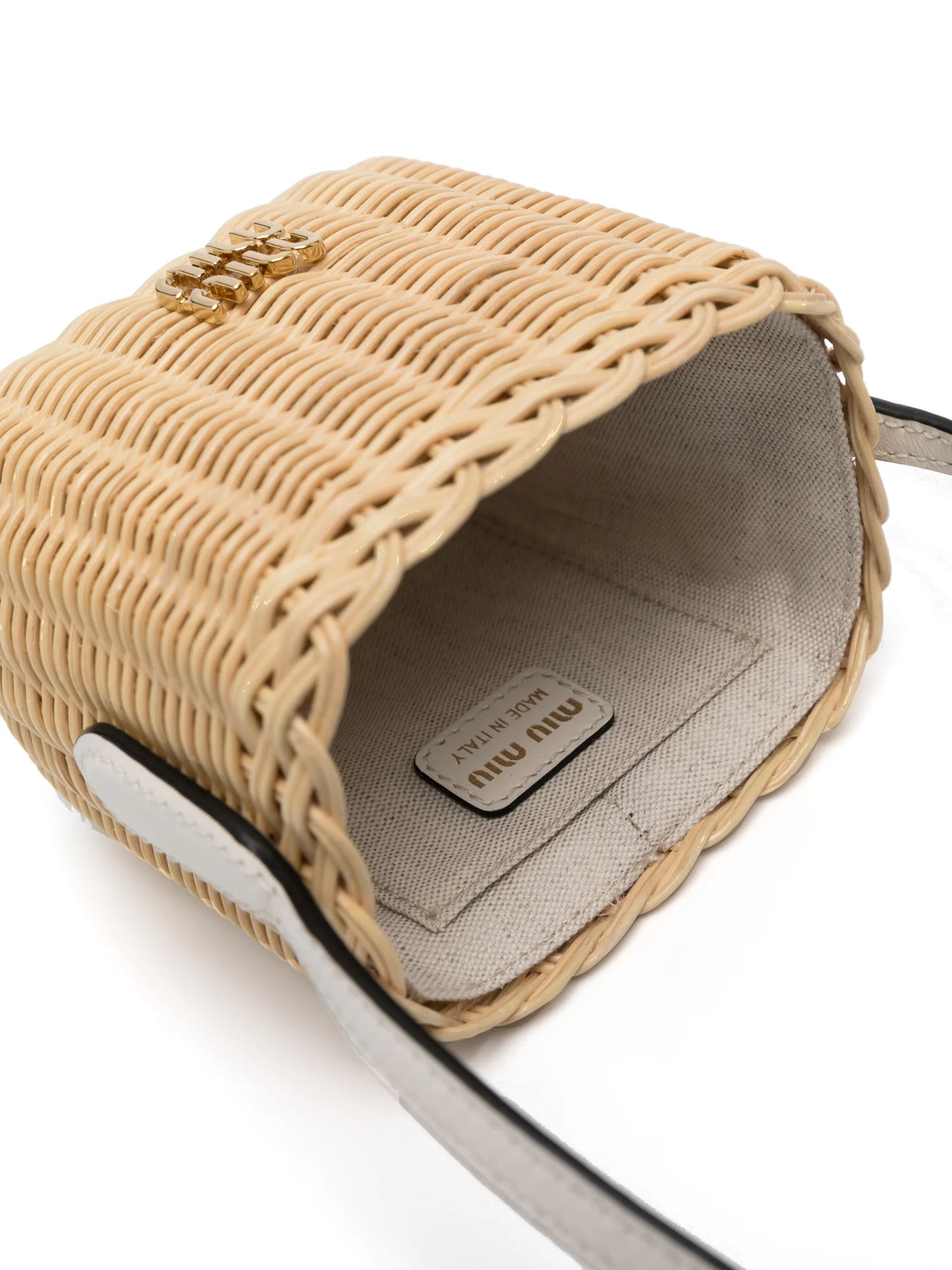 woven-wicker mini basket bag