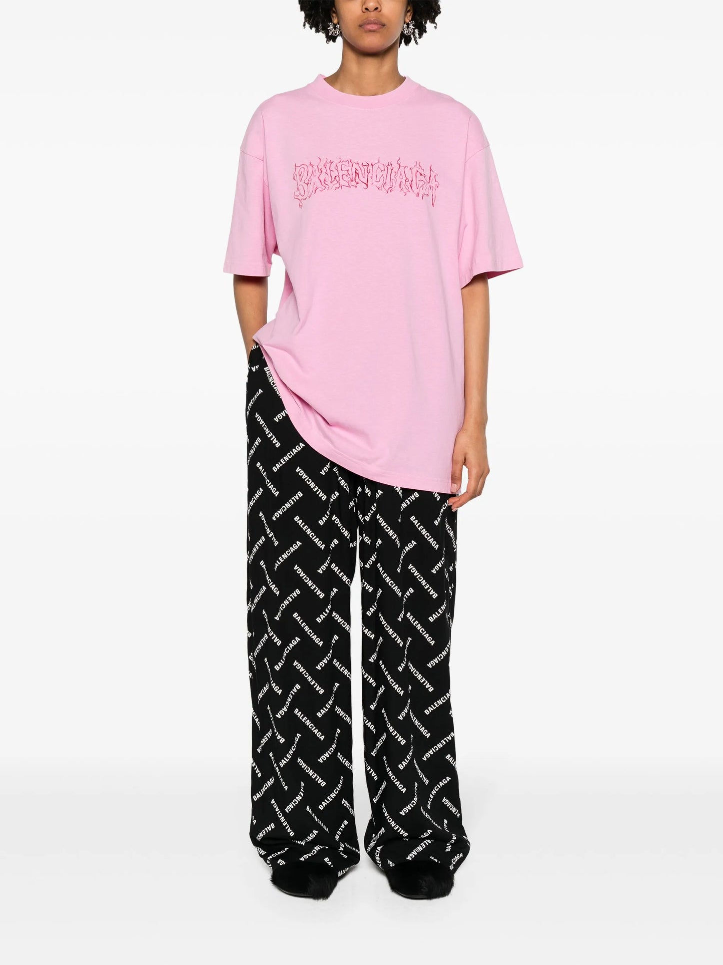 logo-print cotton T-shirt