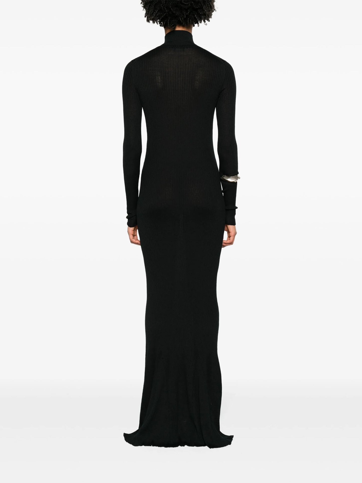 ribbed cashmere maxi dress