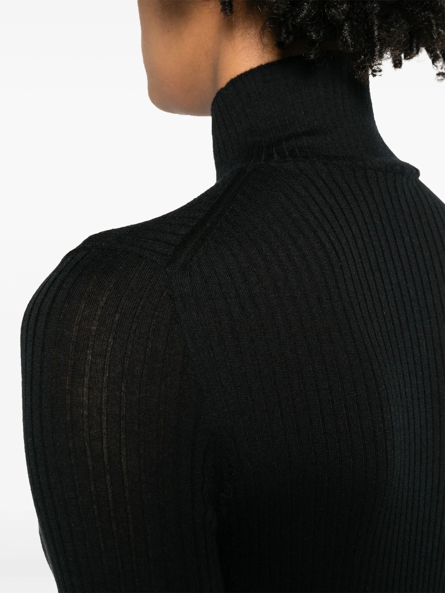 ribbed cashmere maxi dress