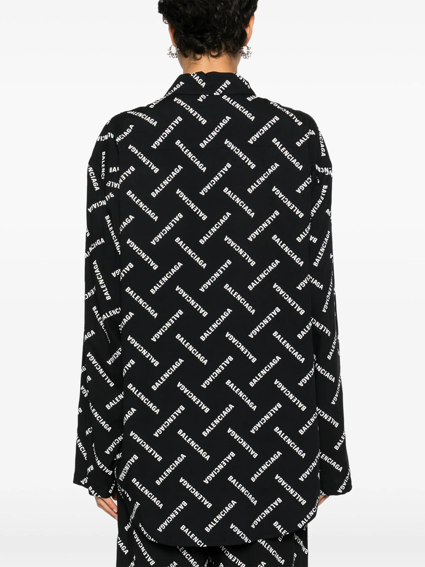logo-print shirt