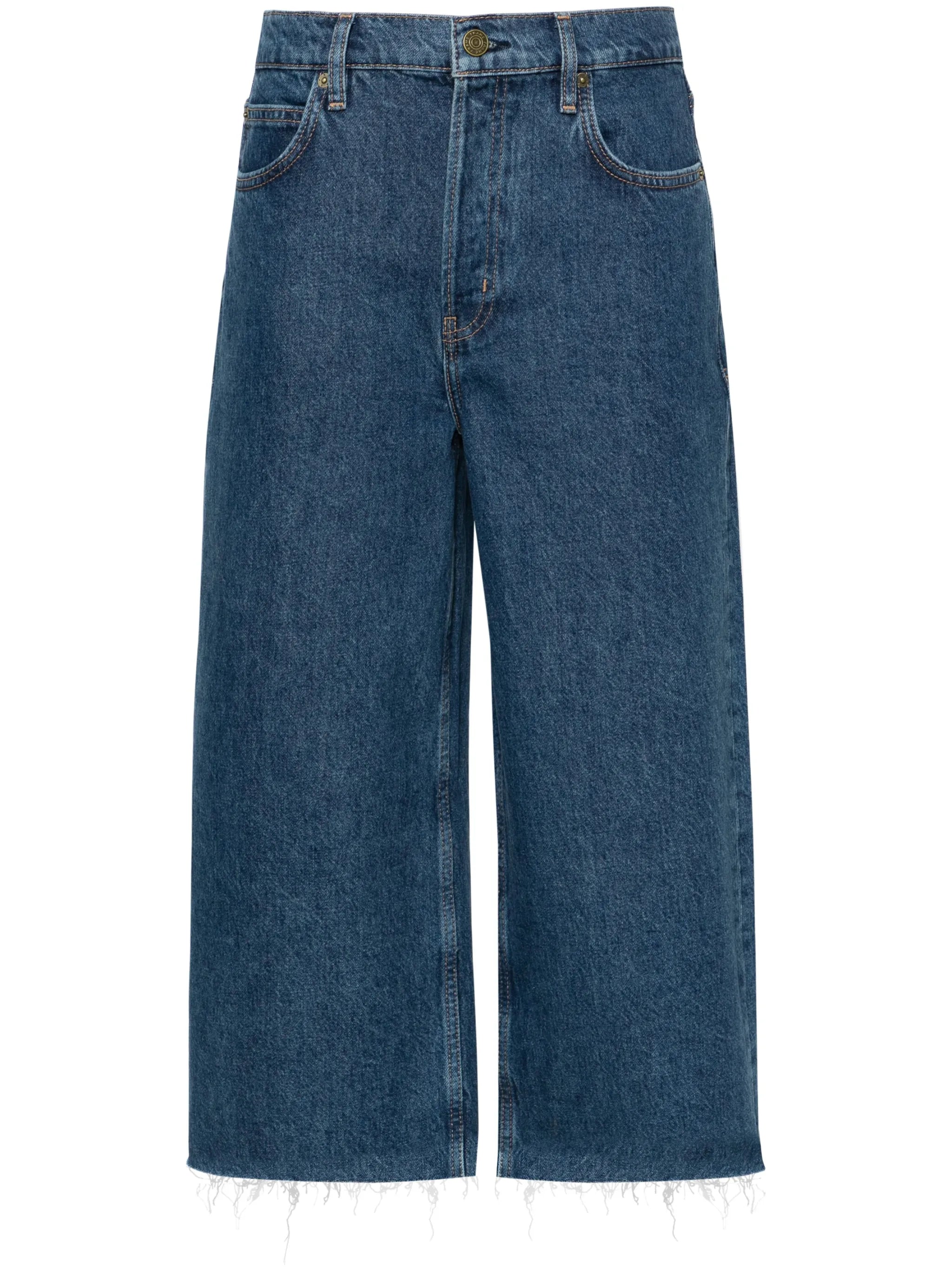 Easy Capri high-rise cropped jeans
