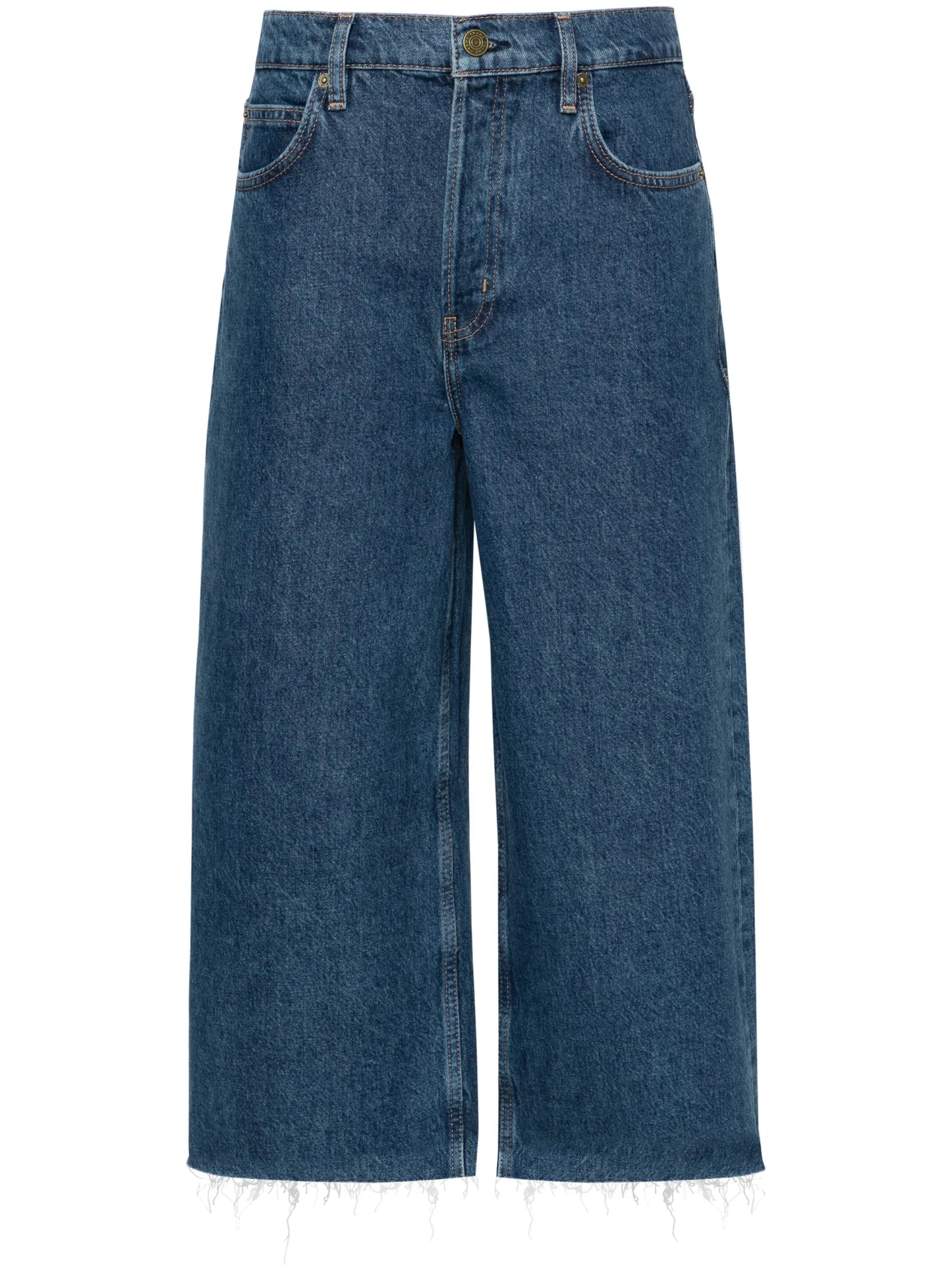 Easy Capri high-rise cropped jeans