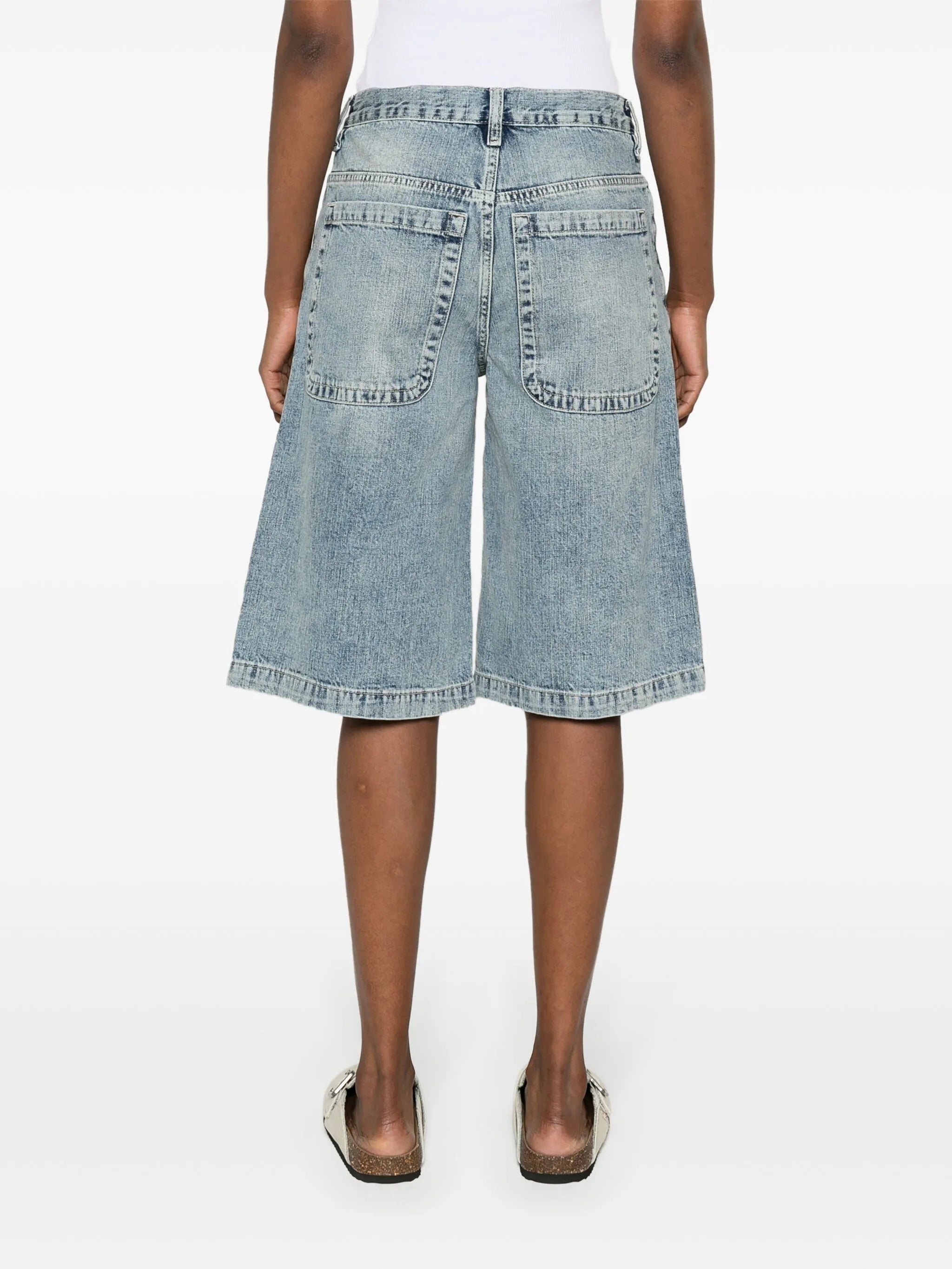 Skater denim shorts