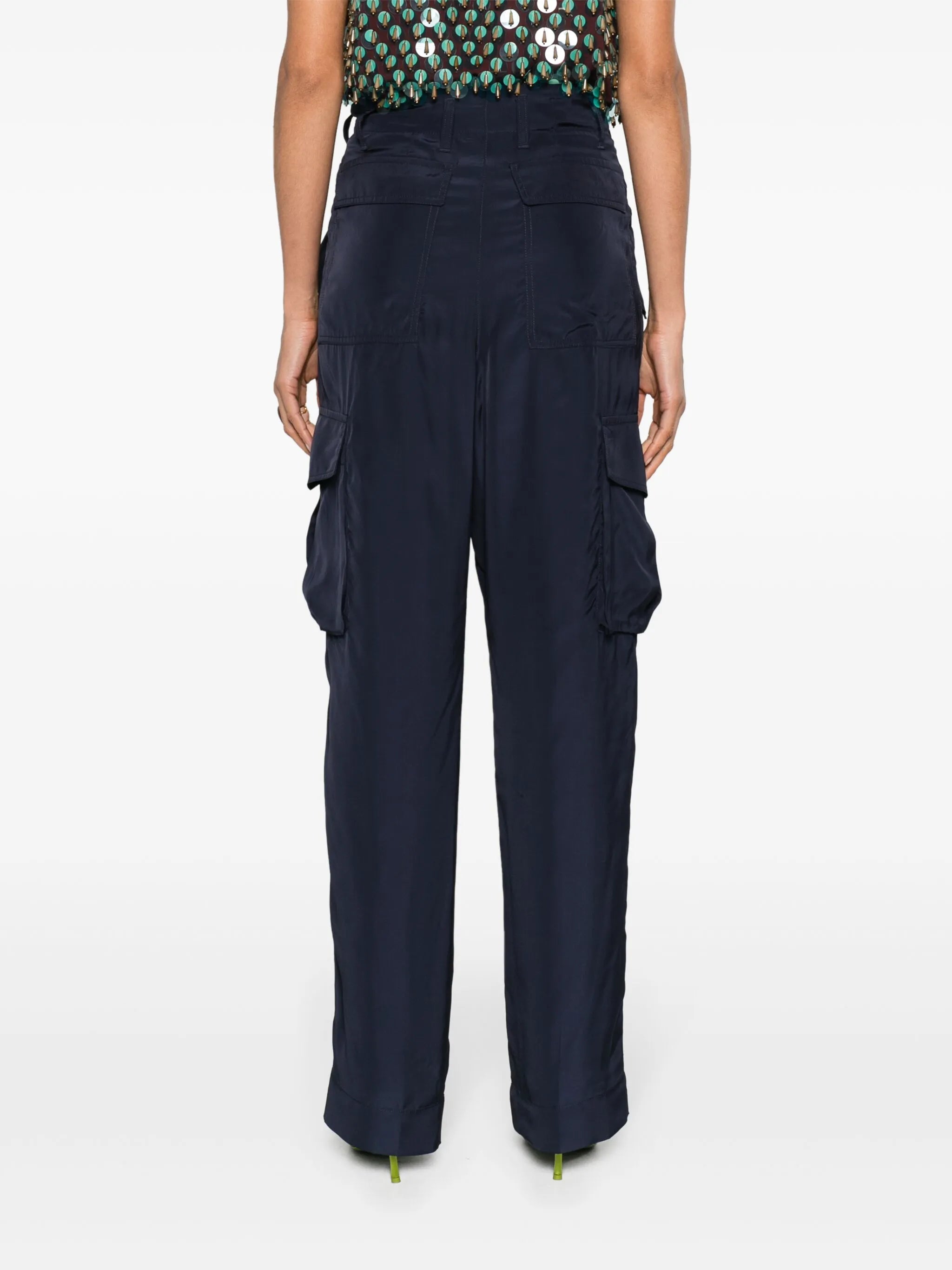 wide-leg cargo pants