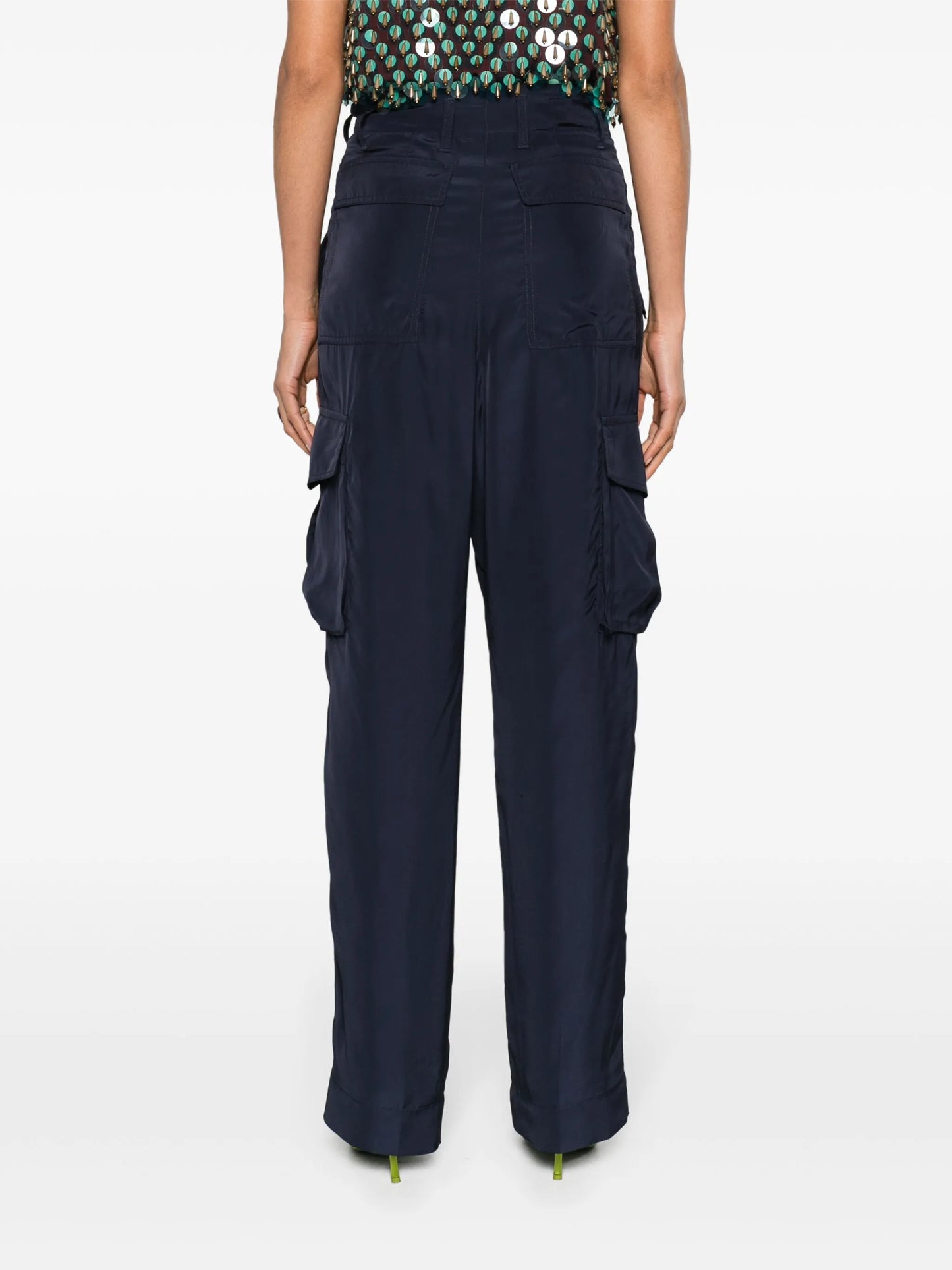 wide-leg cargo pants