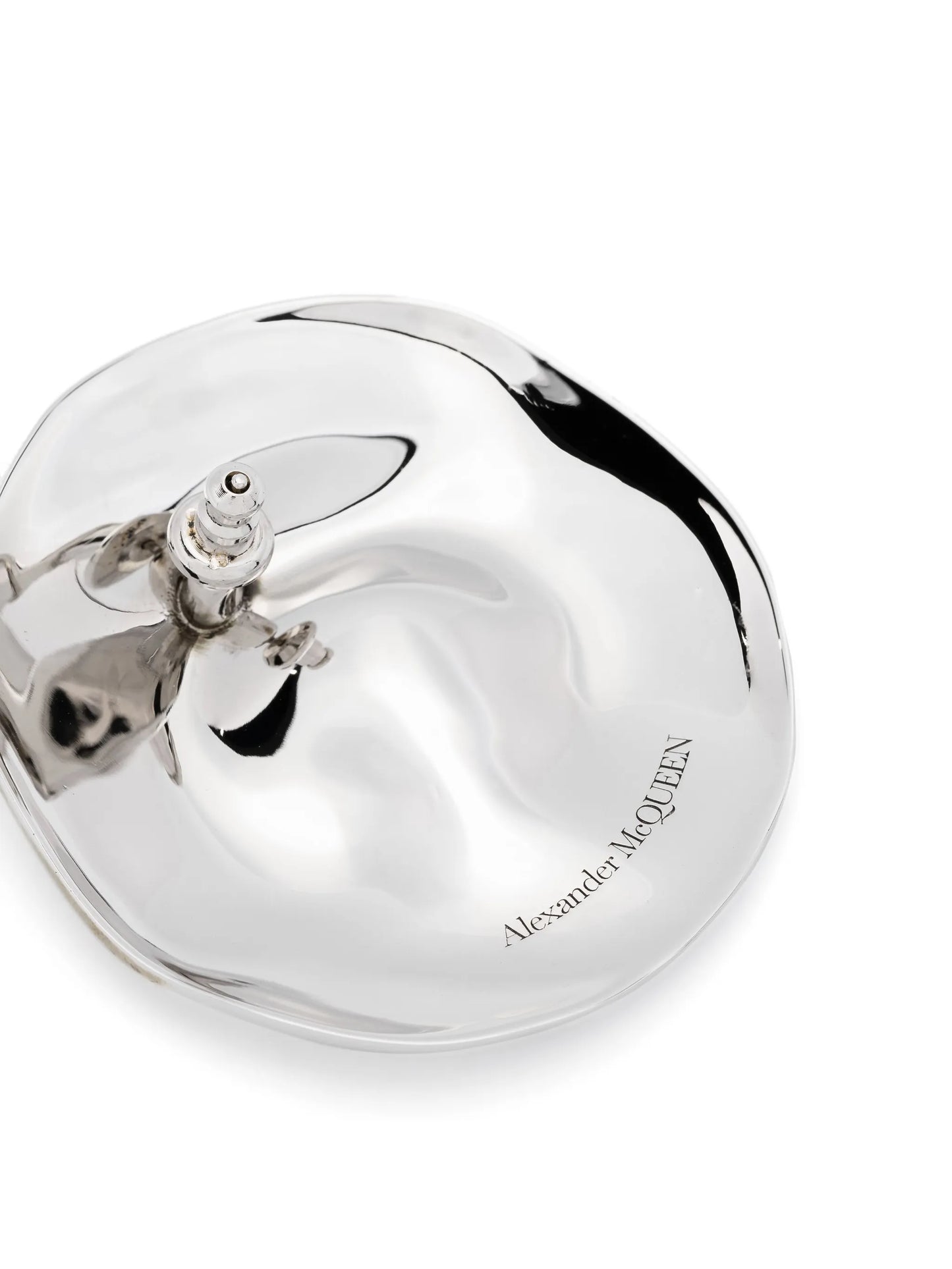Beam polished circular earrings