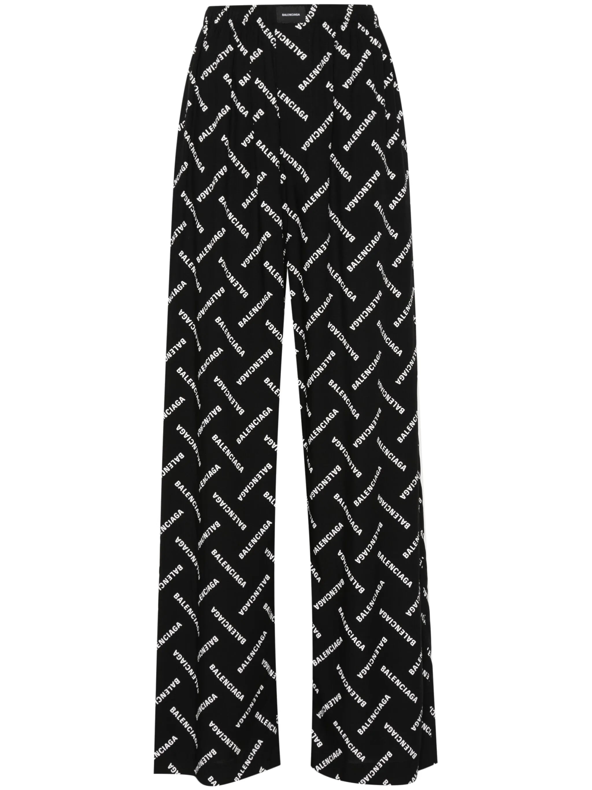 logo-print trousers