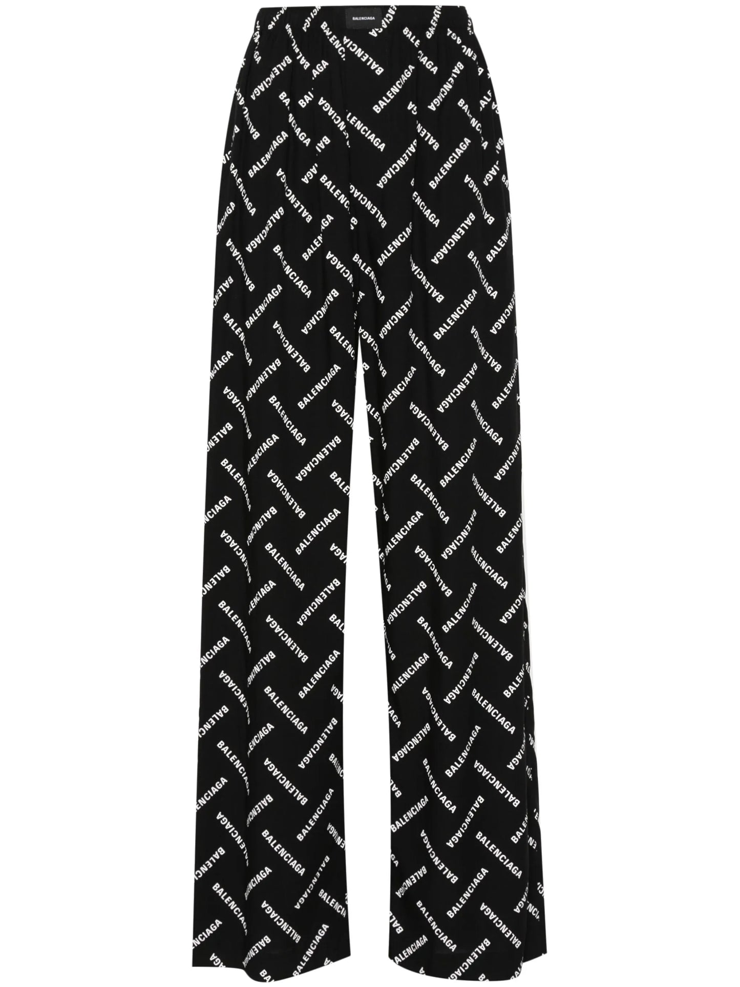 logo-print trousers