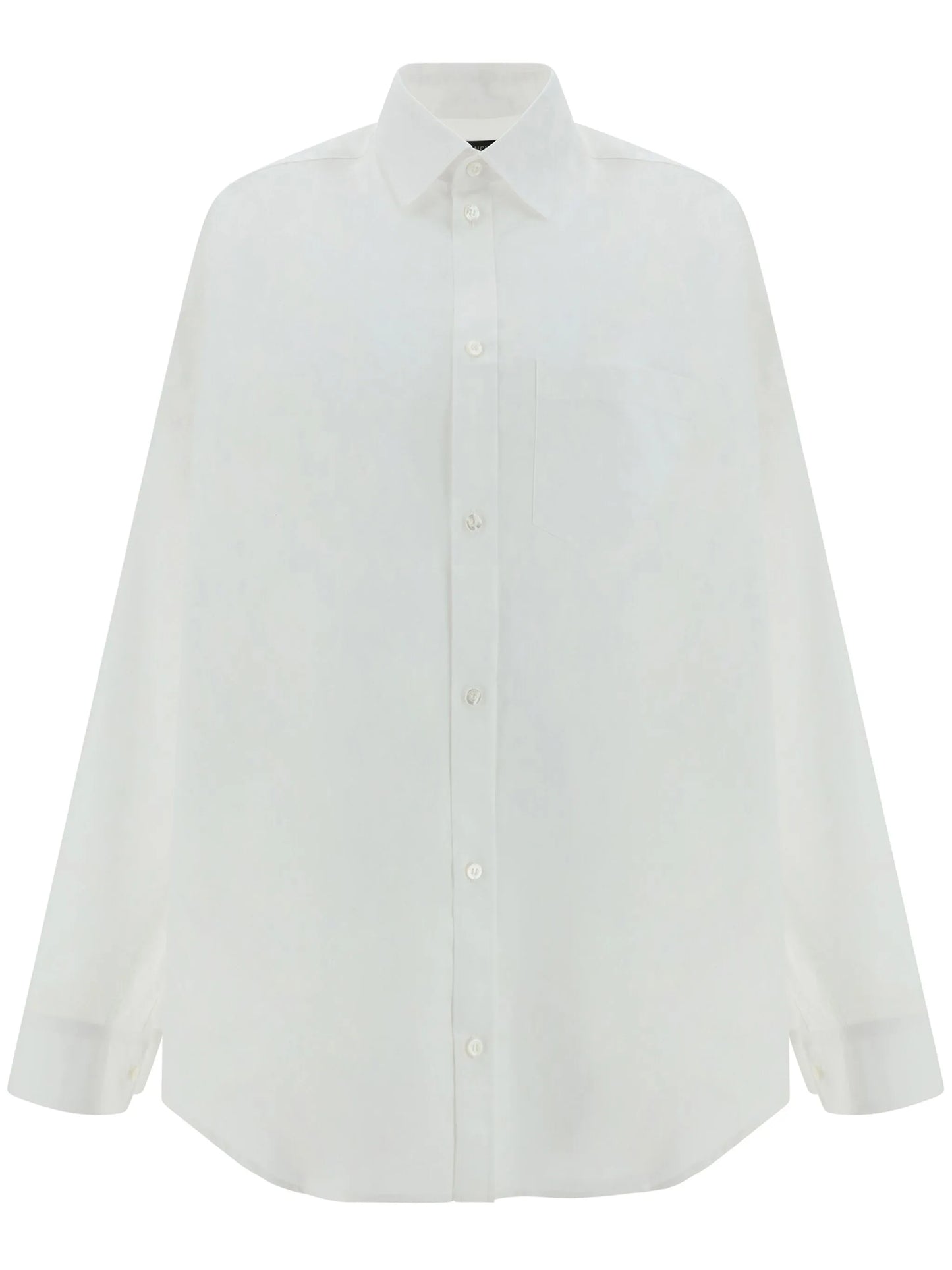 drop-shoulder cotton shirt