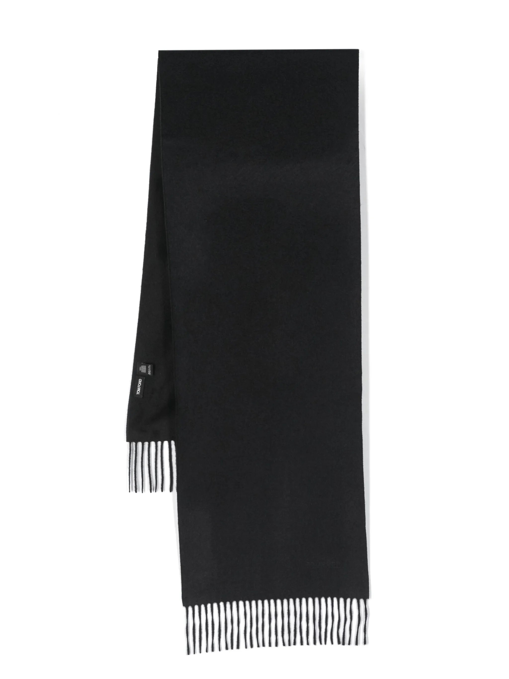 fringed cashmere scarf