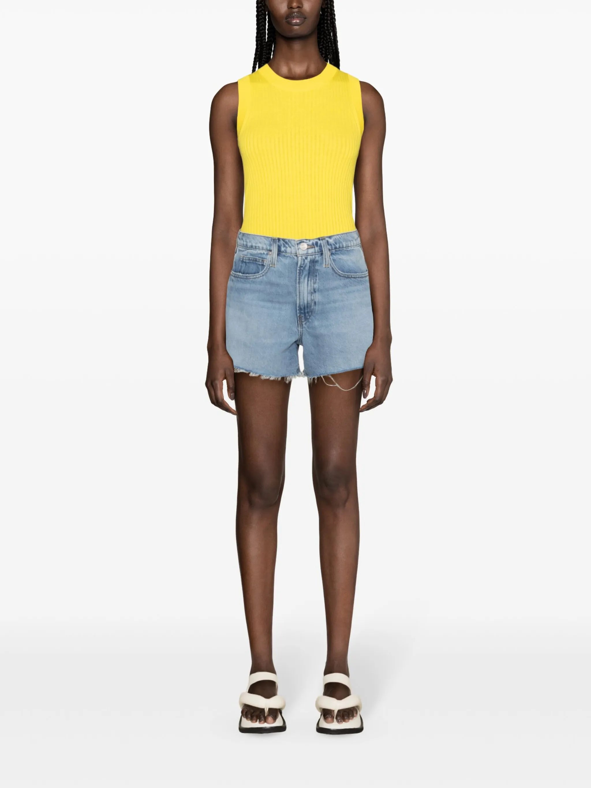 Le Brigette denim shorts