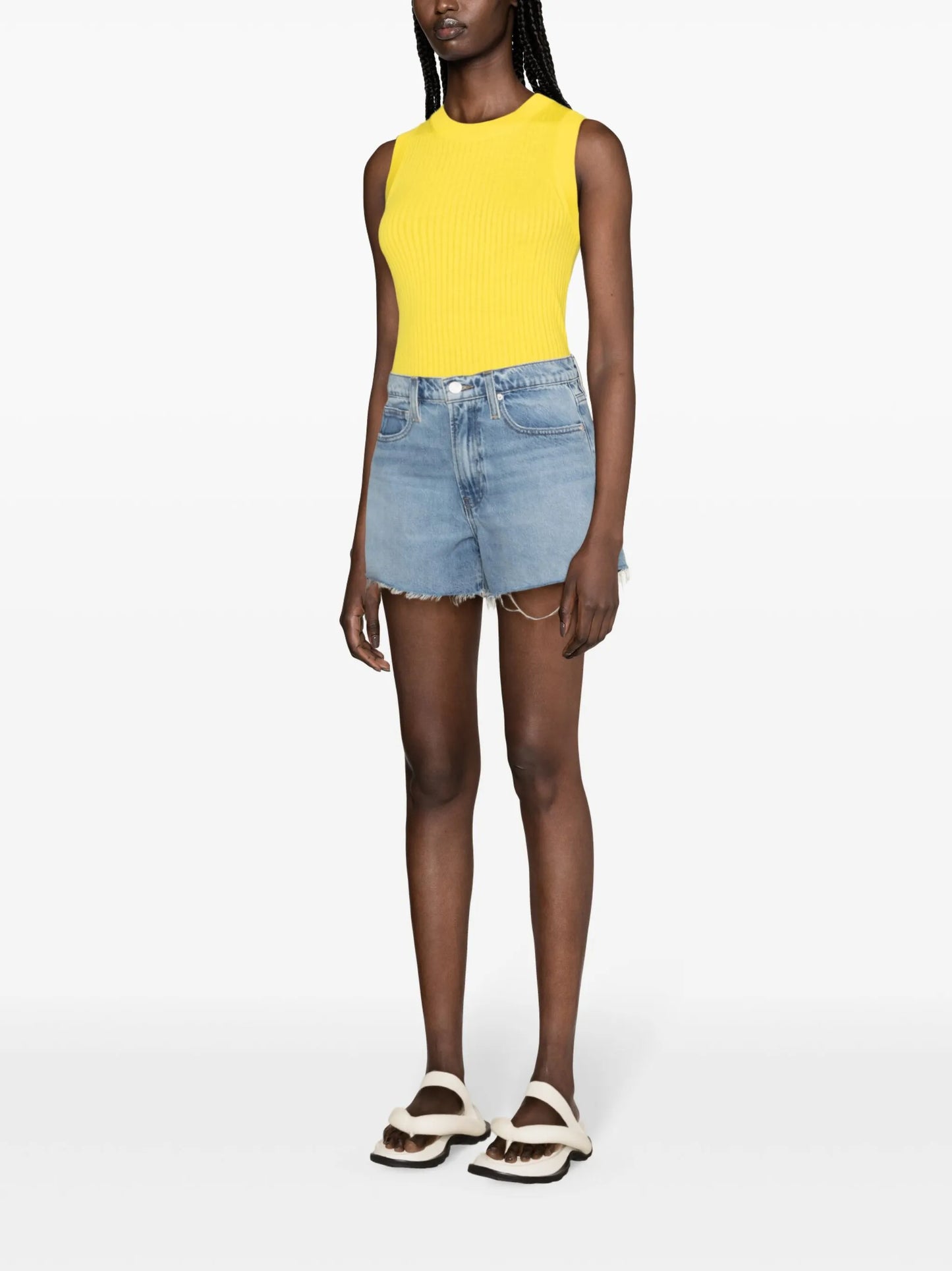 Le Brigette denim shorts