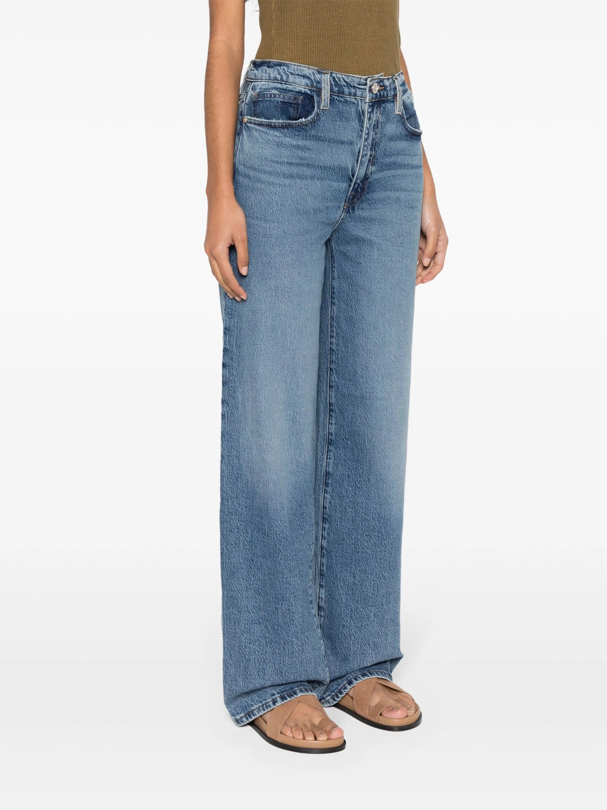 Le Jane high-rise wide-leg jeans