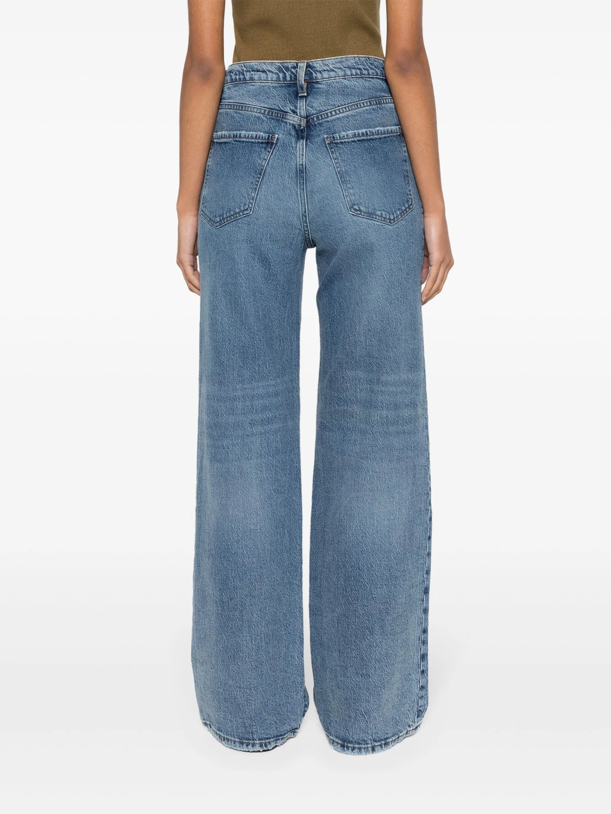 Le Jane high-rise wide-leg jeans