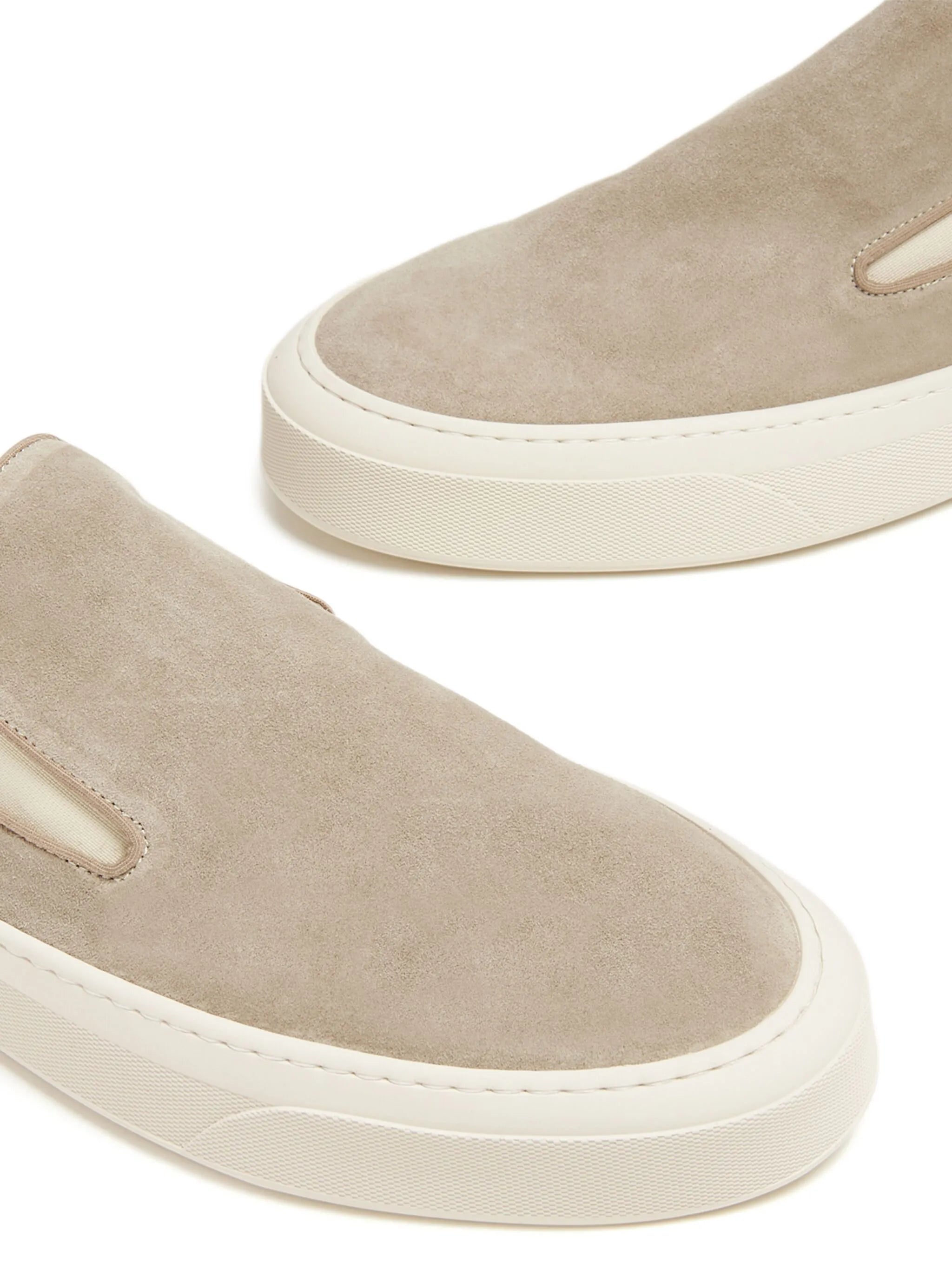 suede slip-on sneakers